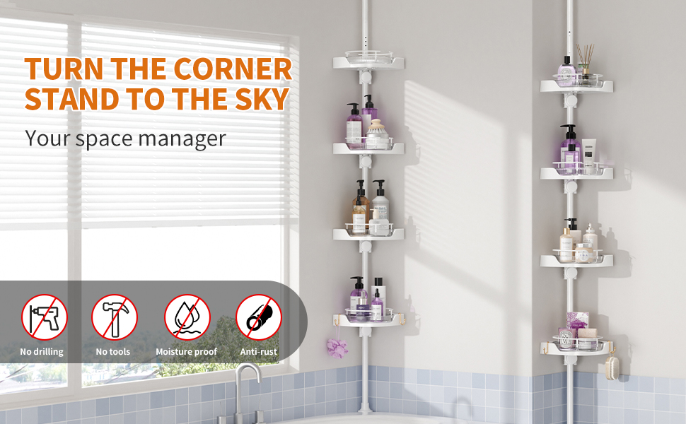 corner shower caddy