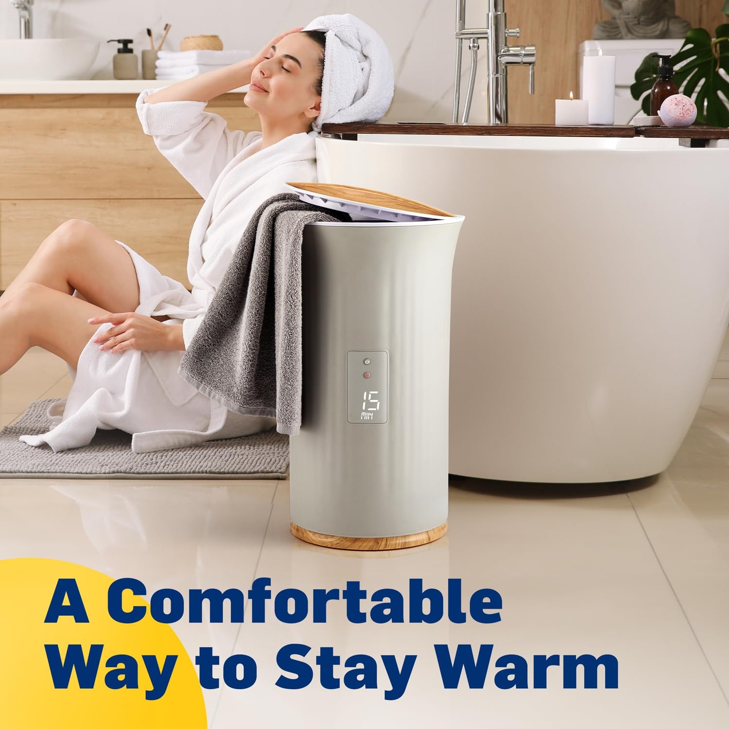 🎉Last Day 50% OFF⏰️Towel Warmer | Bucket Style Luxury Heater with LED Display