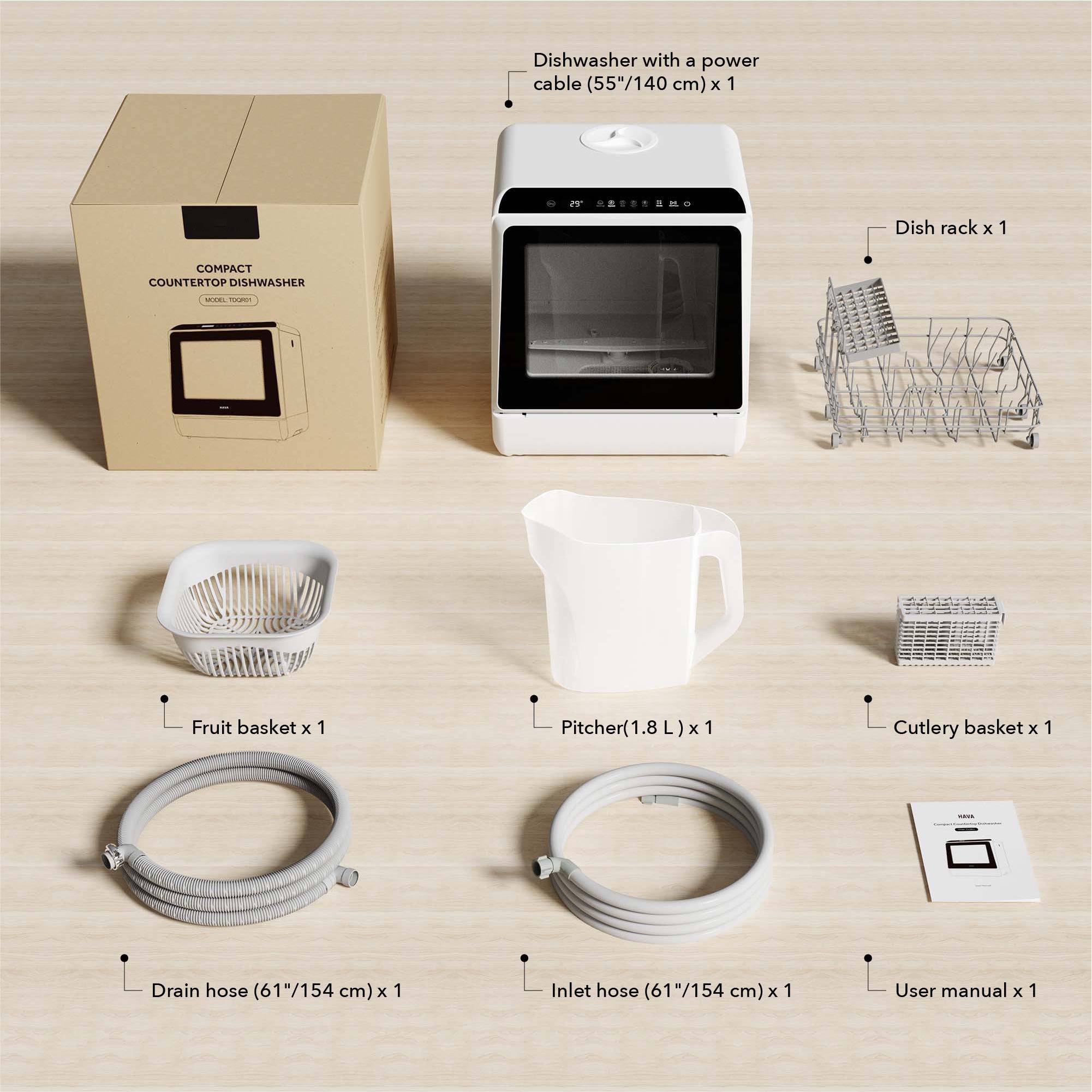 Compact Countertop Dishwasher