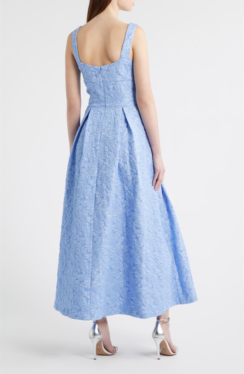 Floral Jacquard Gown