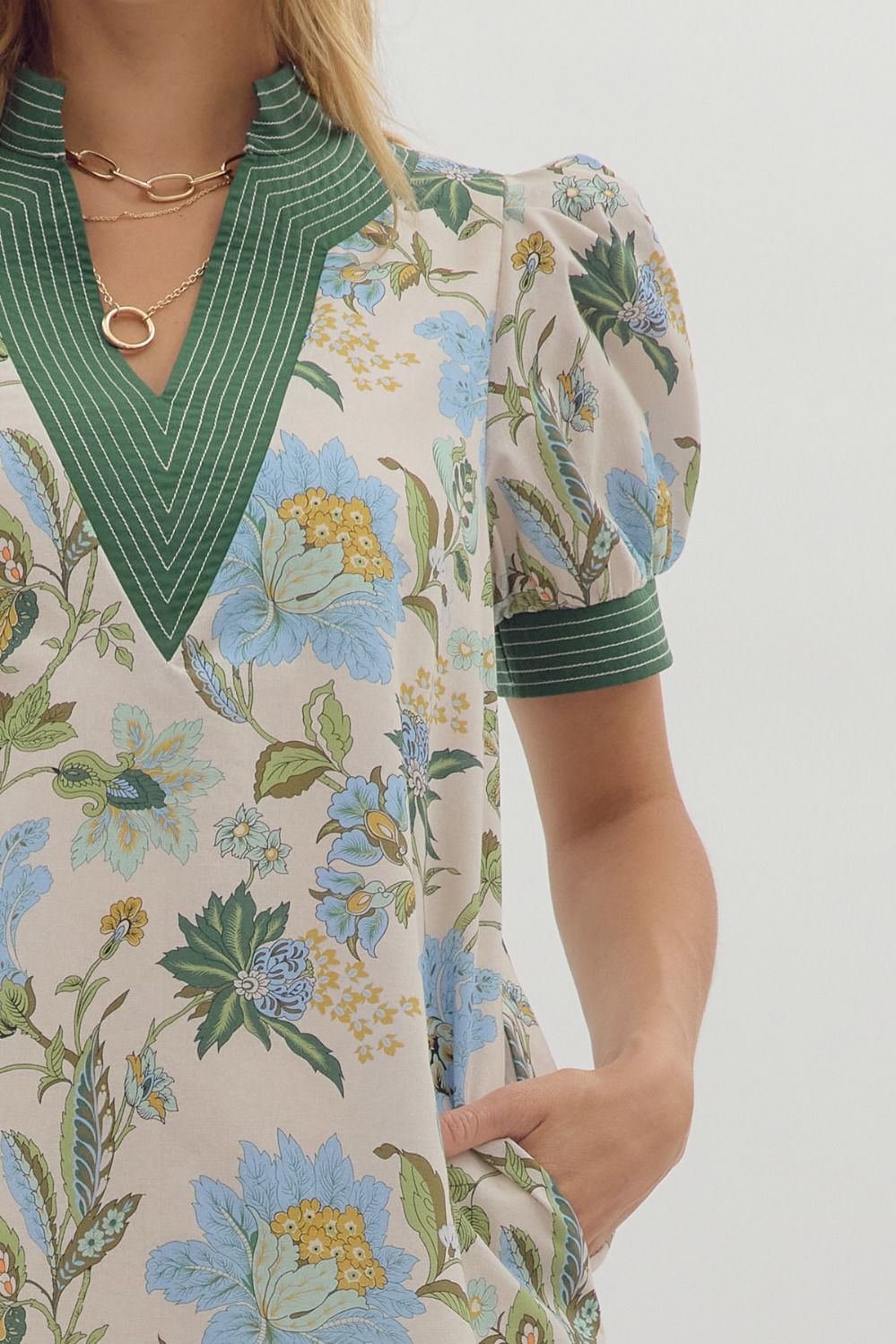 Happy As Can Be White Floral Dress