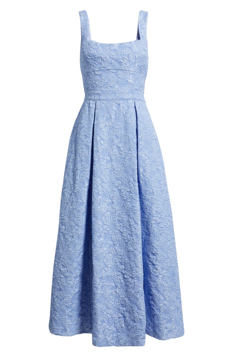 Floral Jacquard Gown