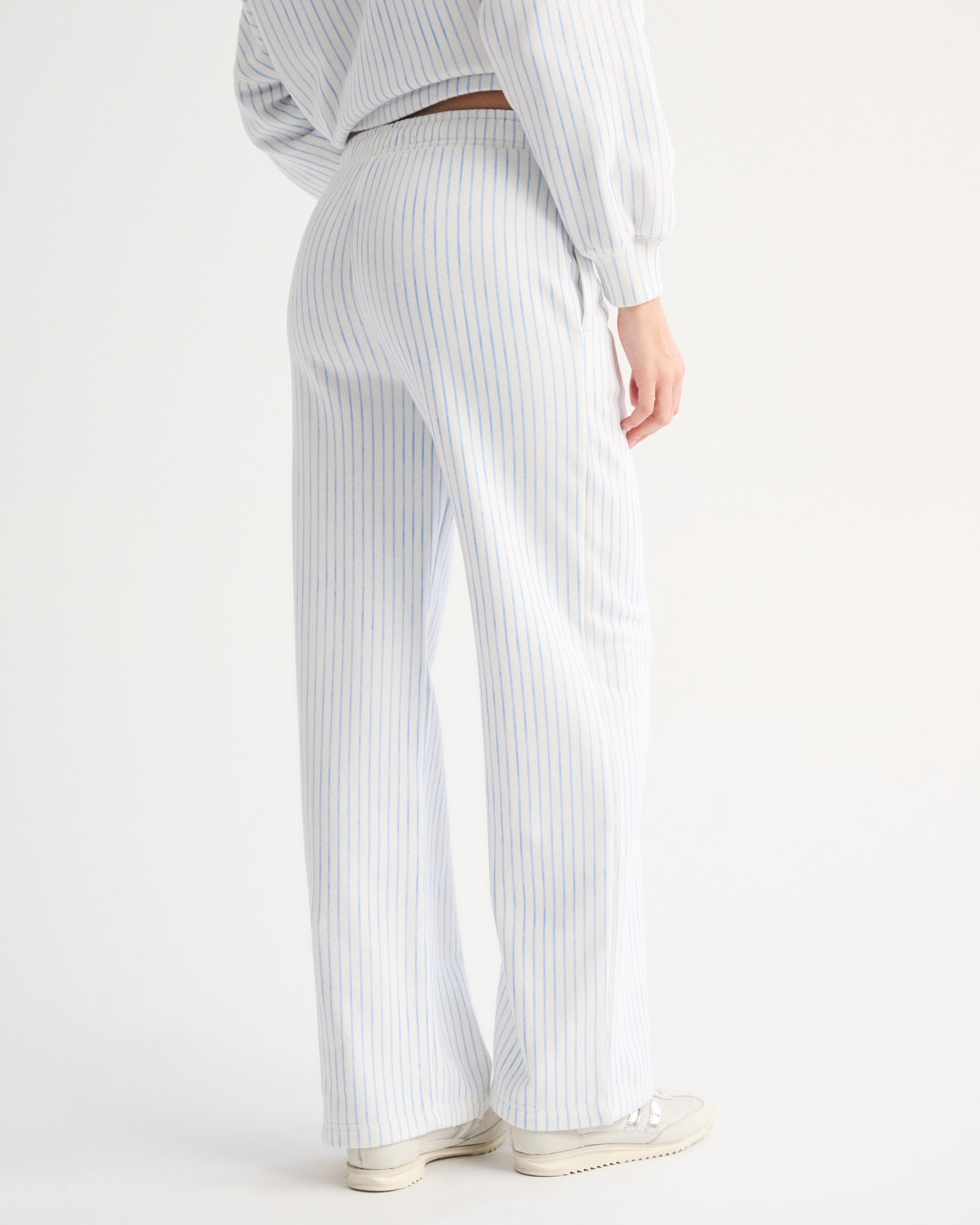 High Rise Sunday Terry Wide Leg Sweatpant