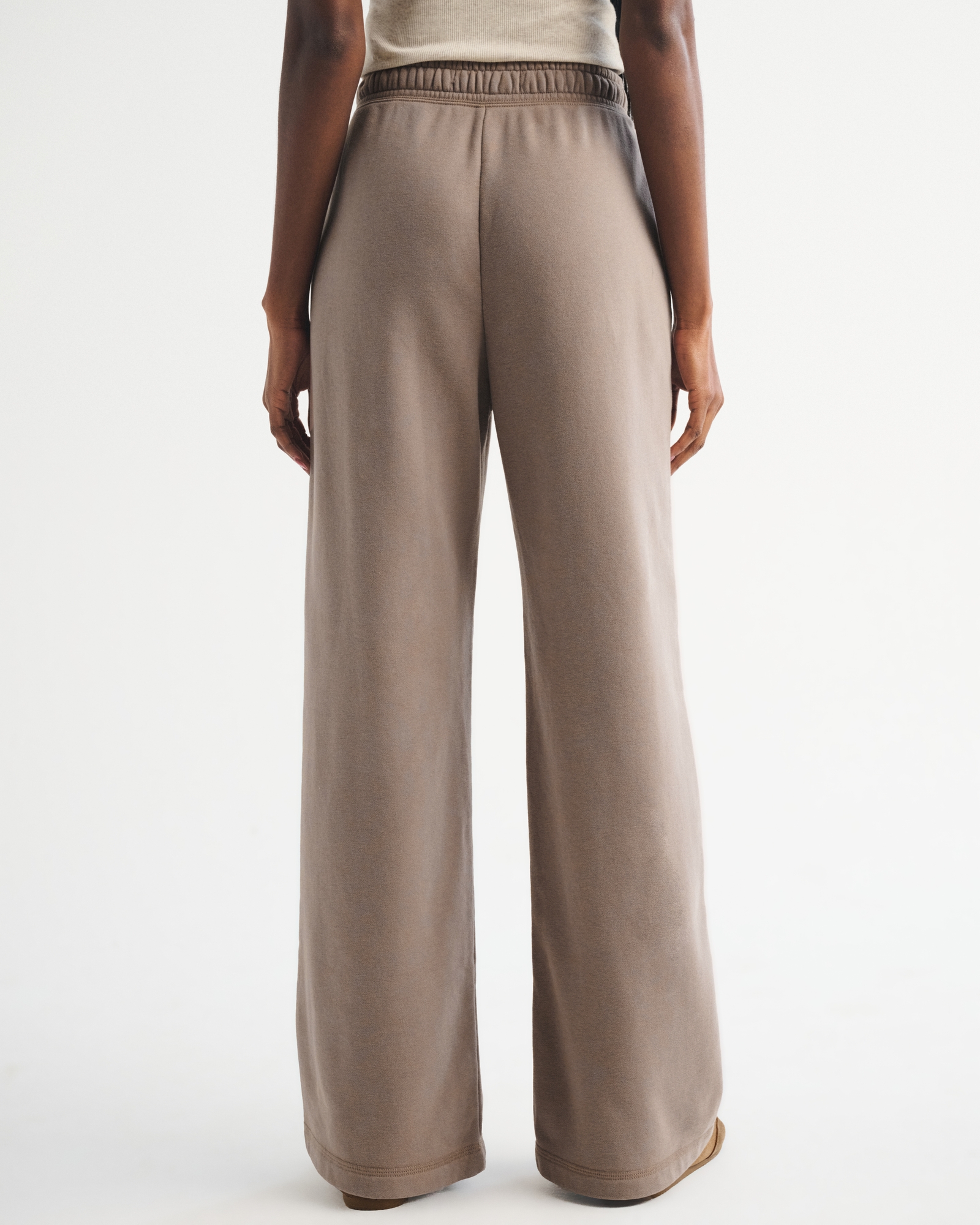High Rise Sunday Terry Wide Leg Sweatpant