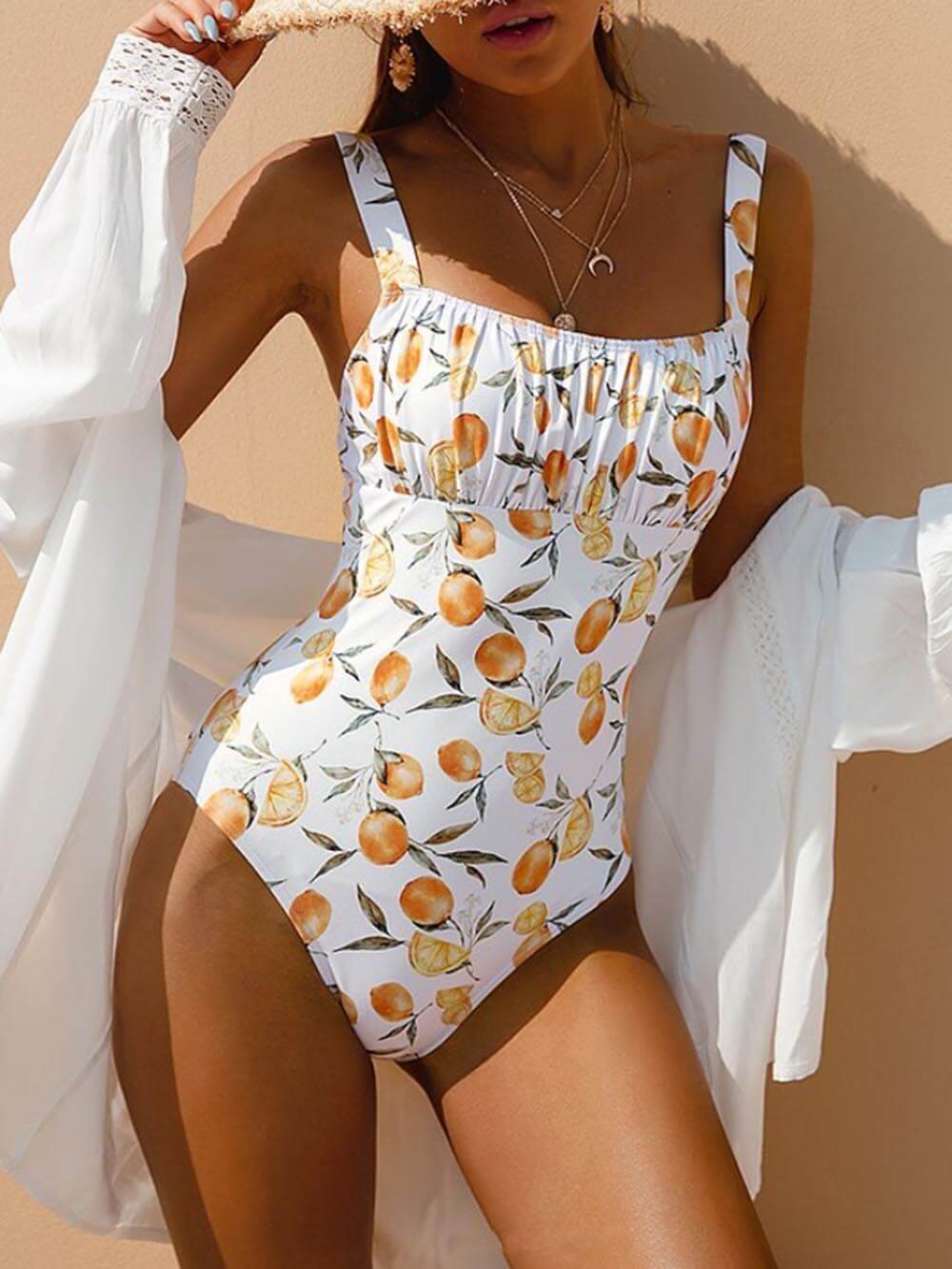 Sexy Tight Printed Bikini One-Piece