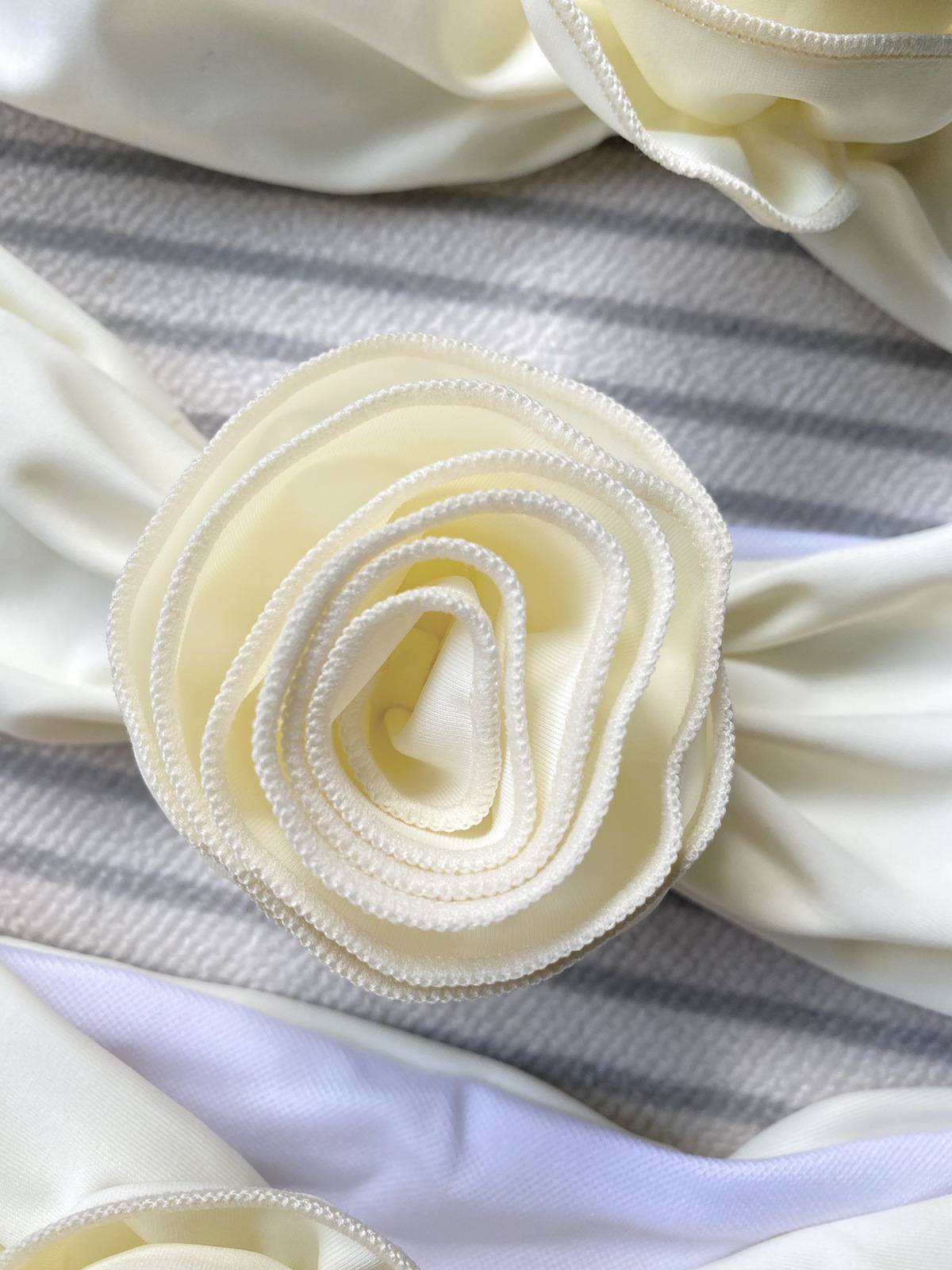 Three-dimensional Flower One-piece Swimsuit