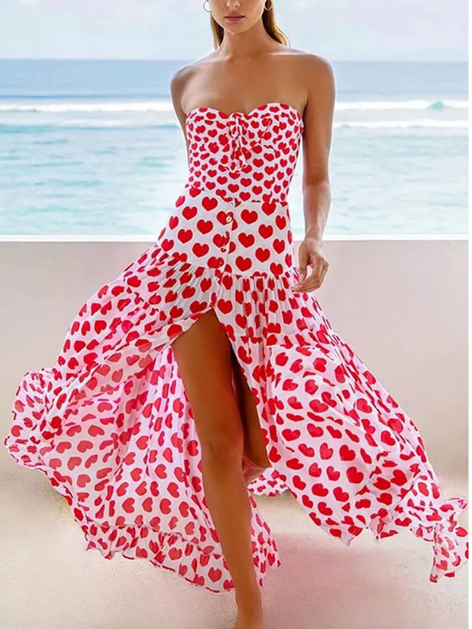One Piece Swimsuit Chiffon Skirt Two Piece Set