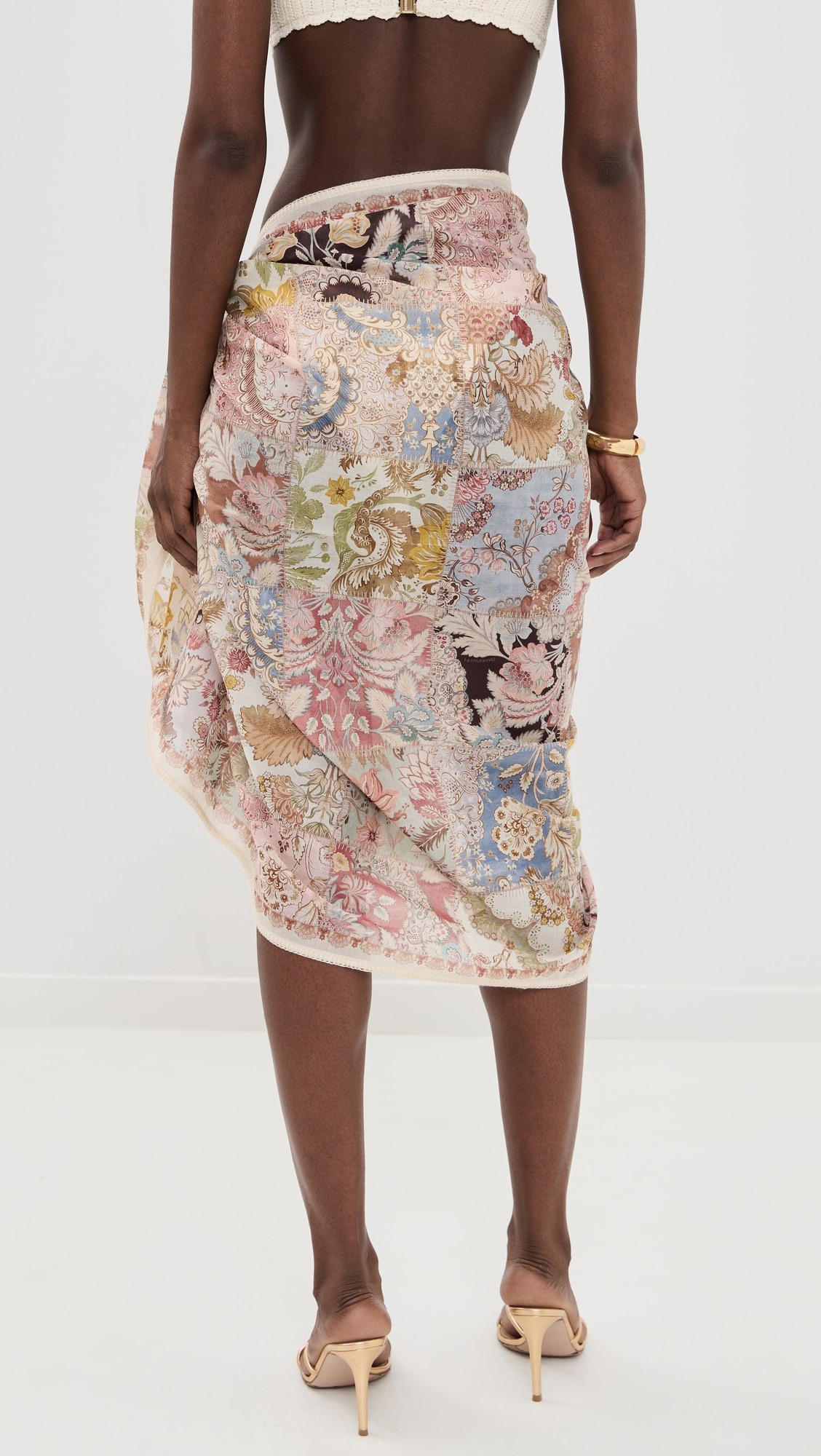 Multi Patch Printed Cotton Pareo