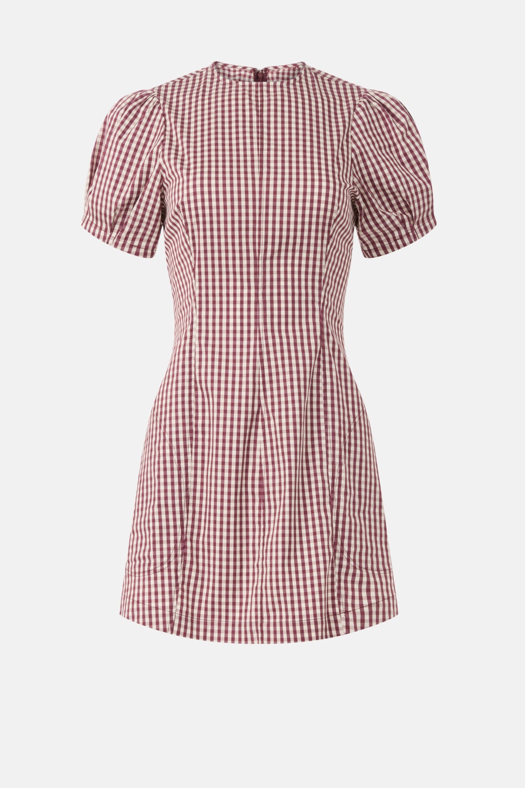 Puff Sleeve Peplum Mini Dress