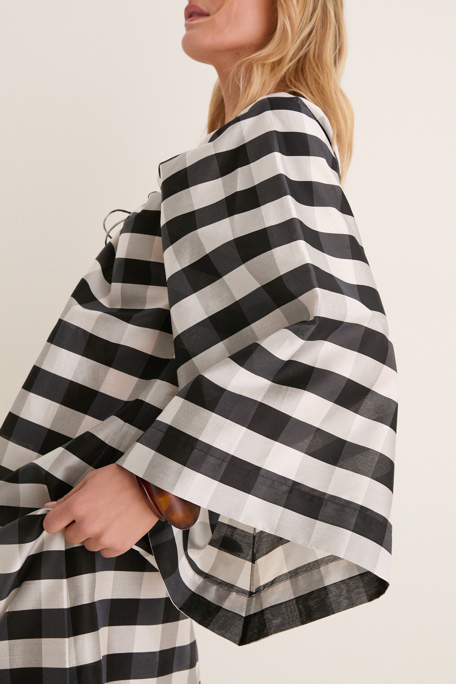 Midnight Check Claudine Dress