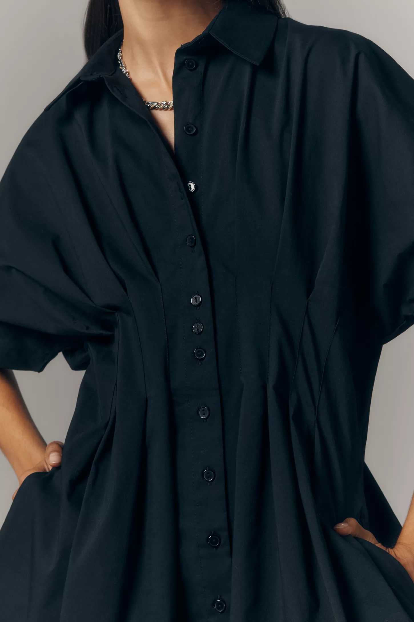 The Tobie Mini Shirt Dress