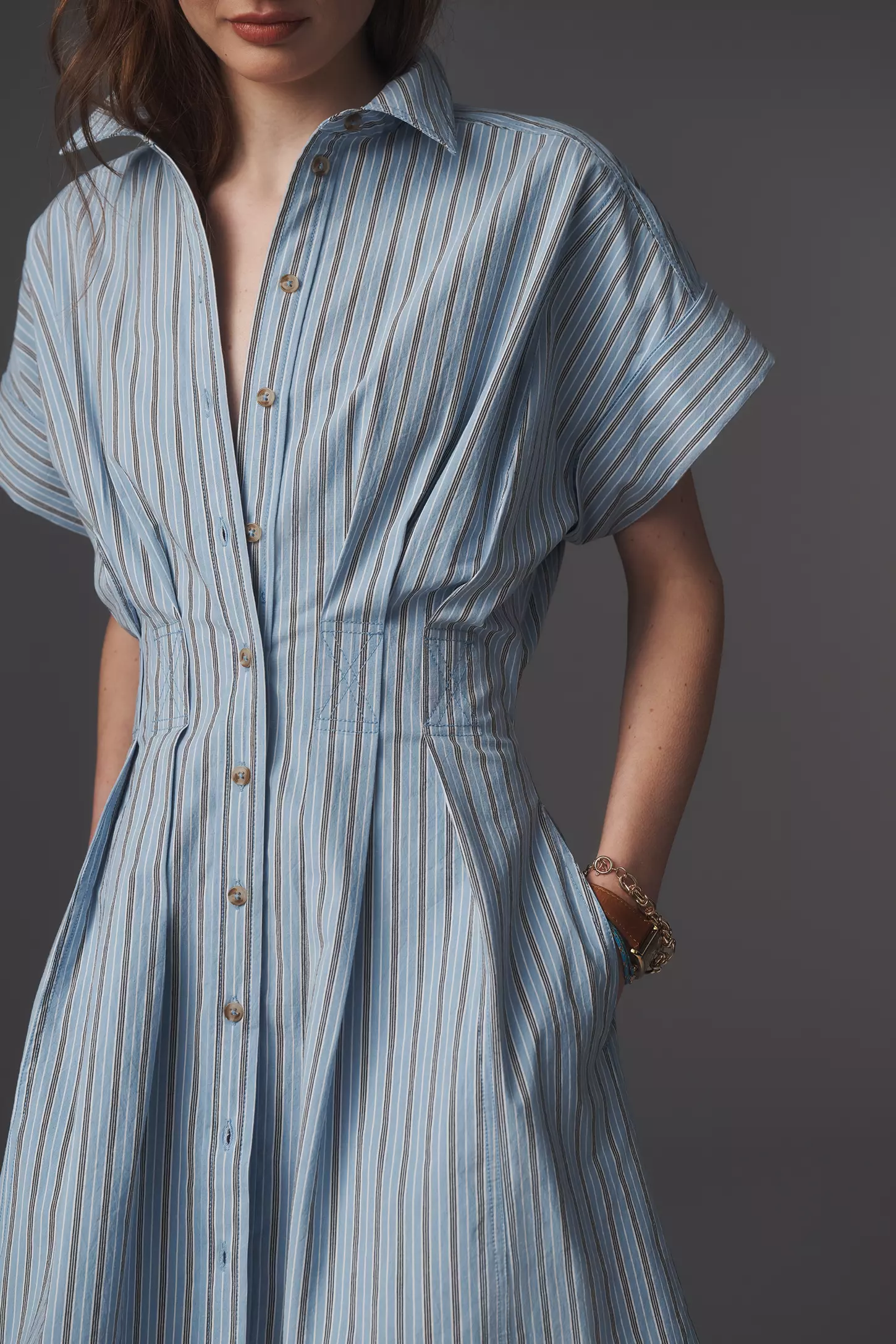 The Tobie Mini Shirt Dress