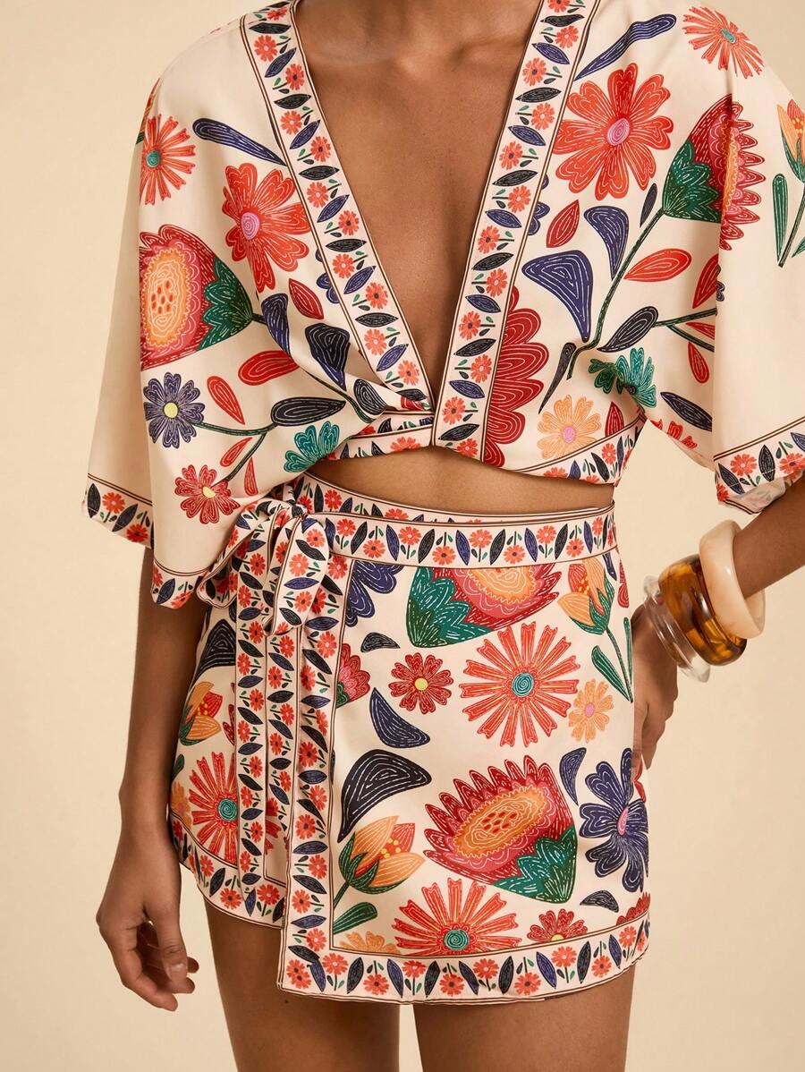 Sunset Garden Printed Resort Set