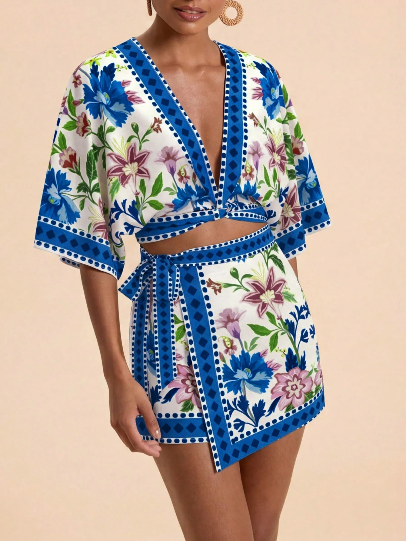 Sunset Garden Printed Resort Set