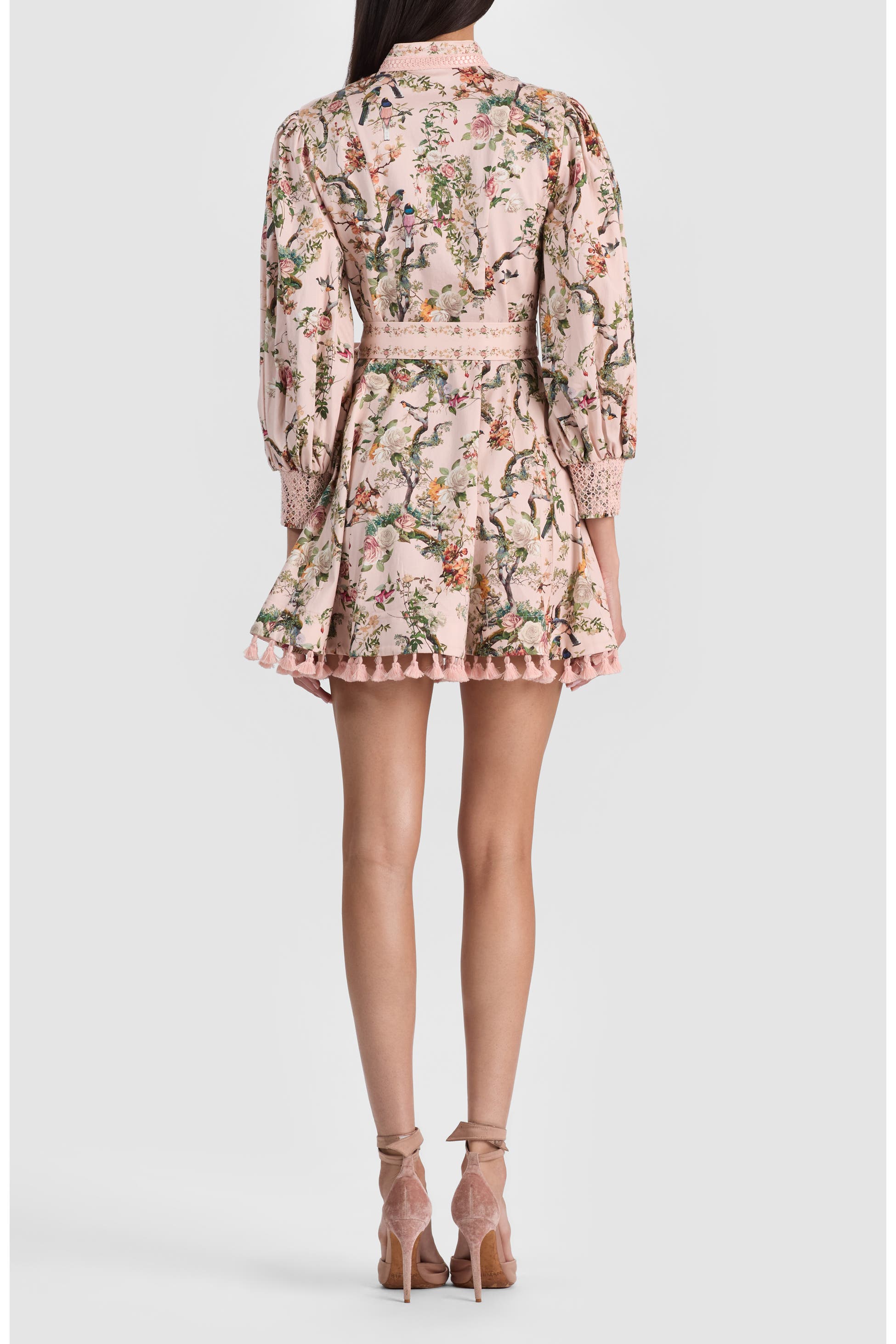 Lucy Floral Print Tie Waist Minidress