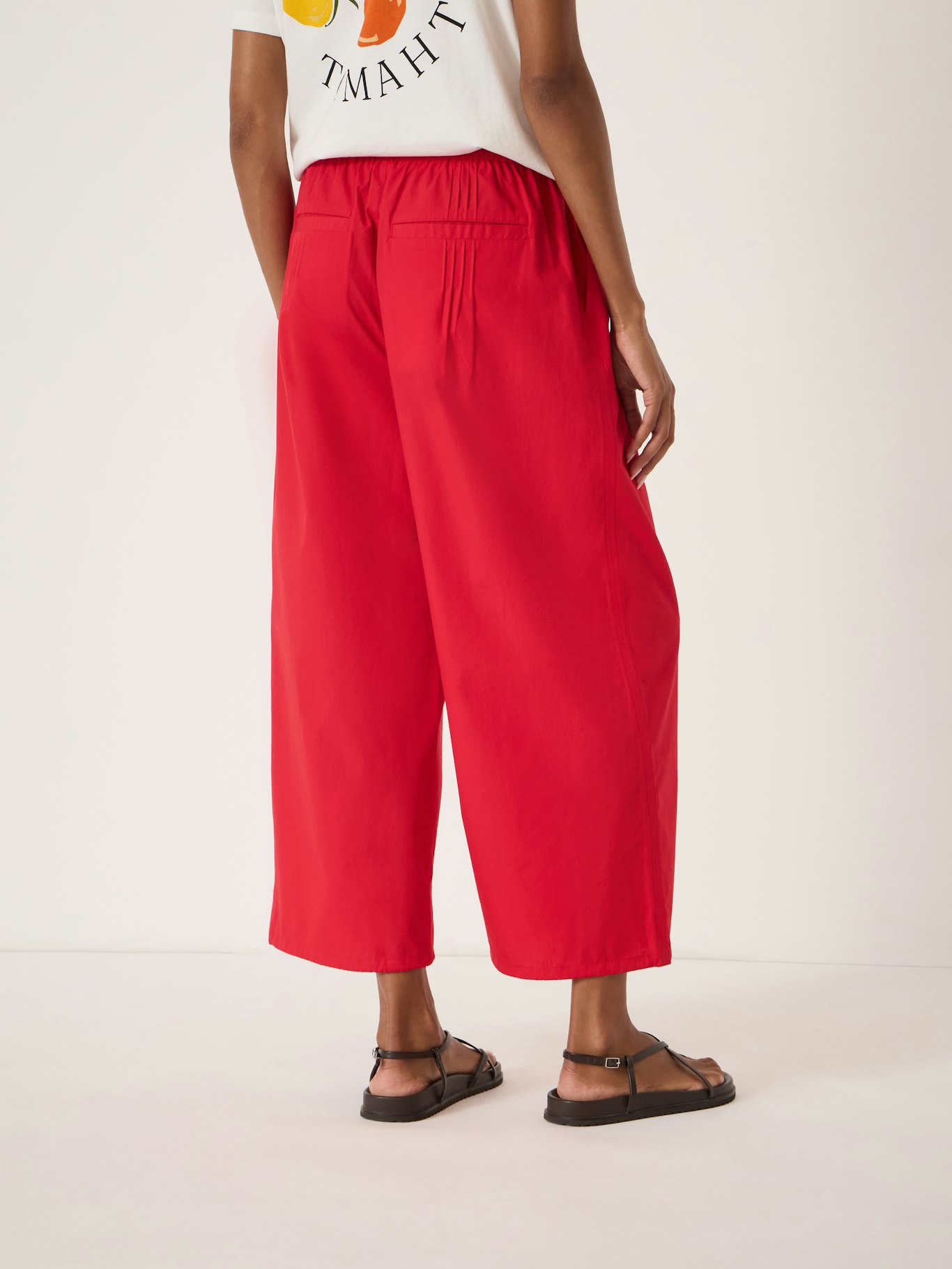 Arden Cropped Cotton Trousers