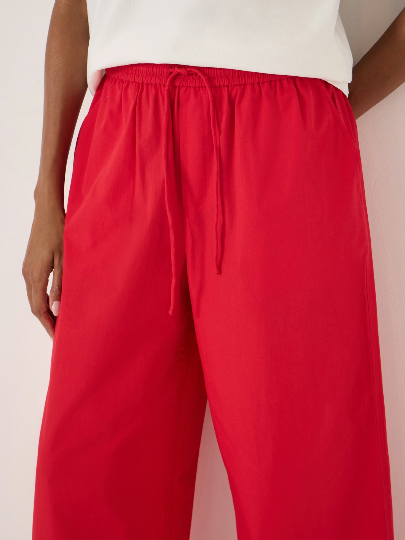 Arden Cropped Cotton Trousers