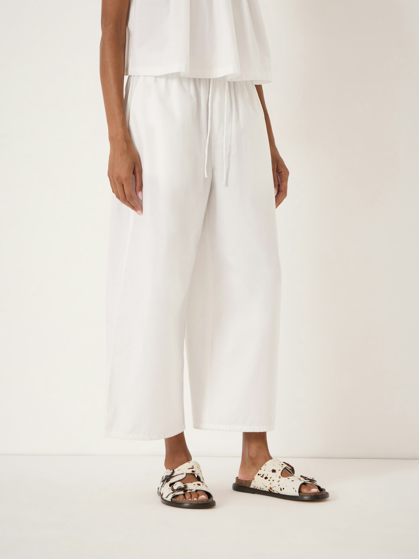 Arden Cropped Cotton Trousers