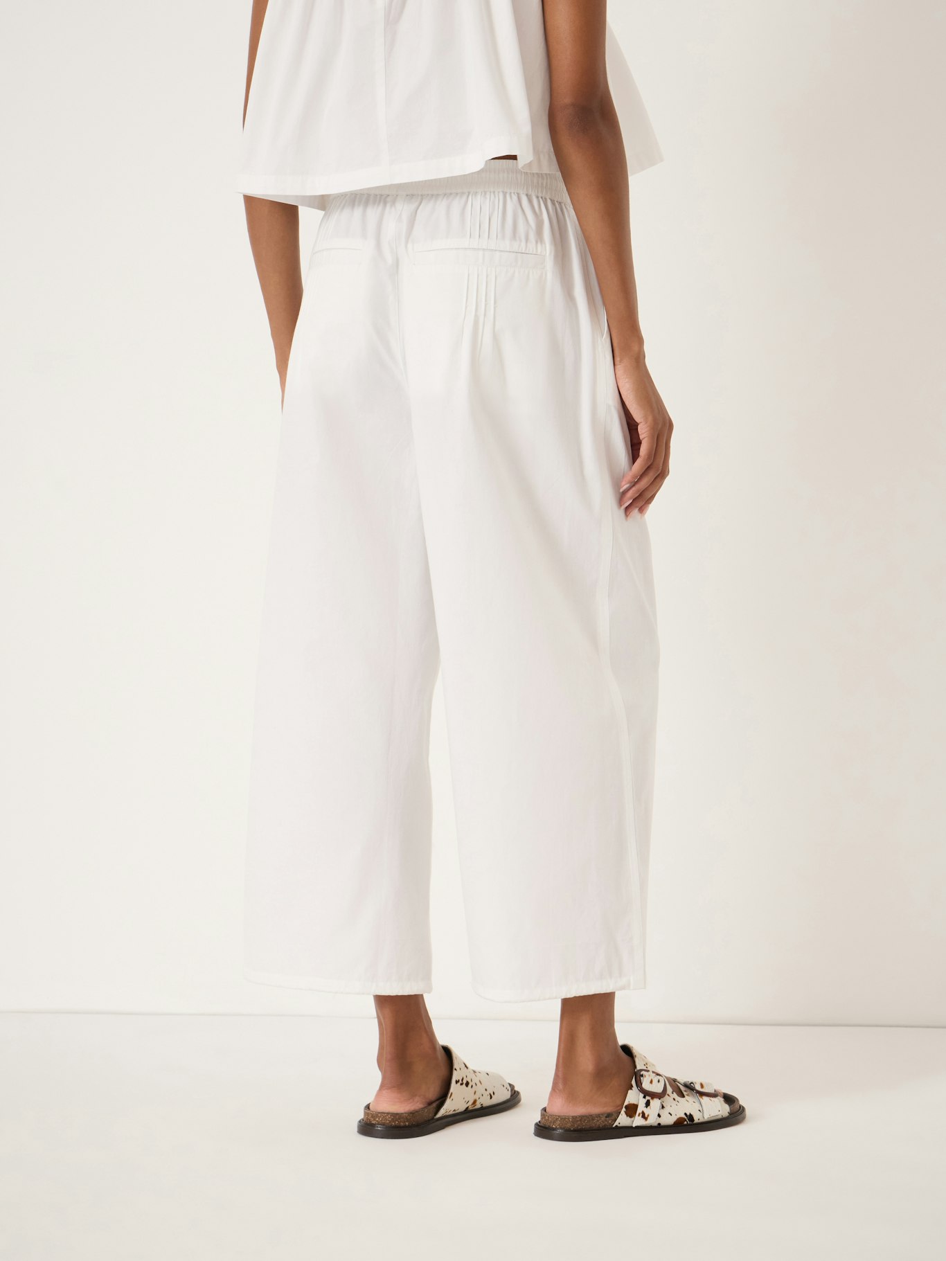 Arden Cropped Cotton Trousers