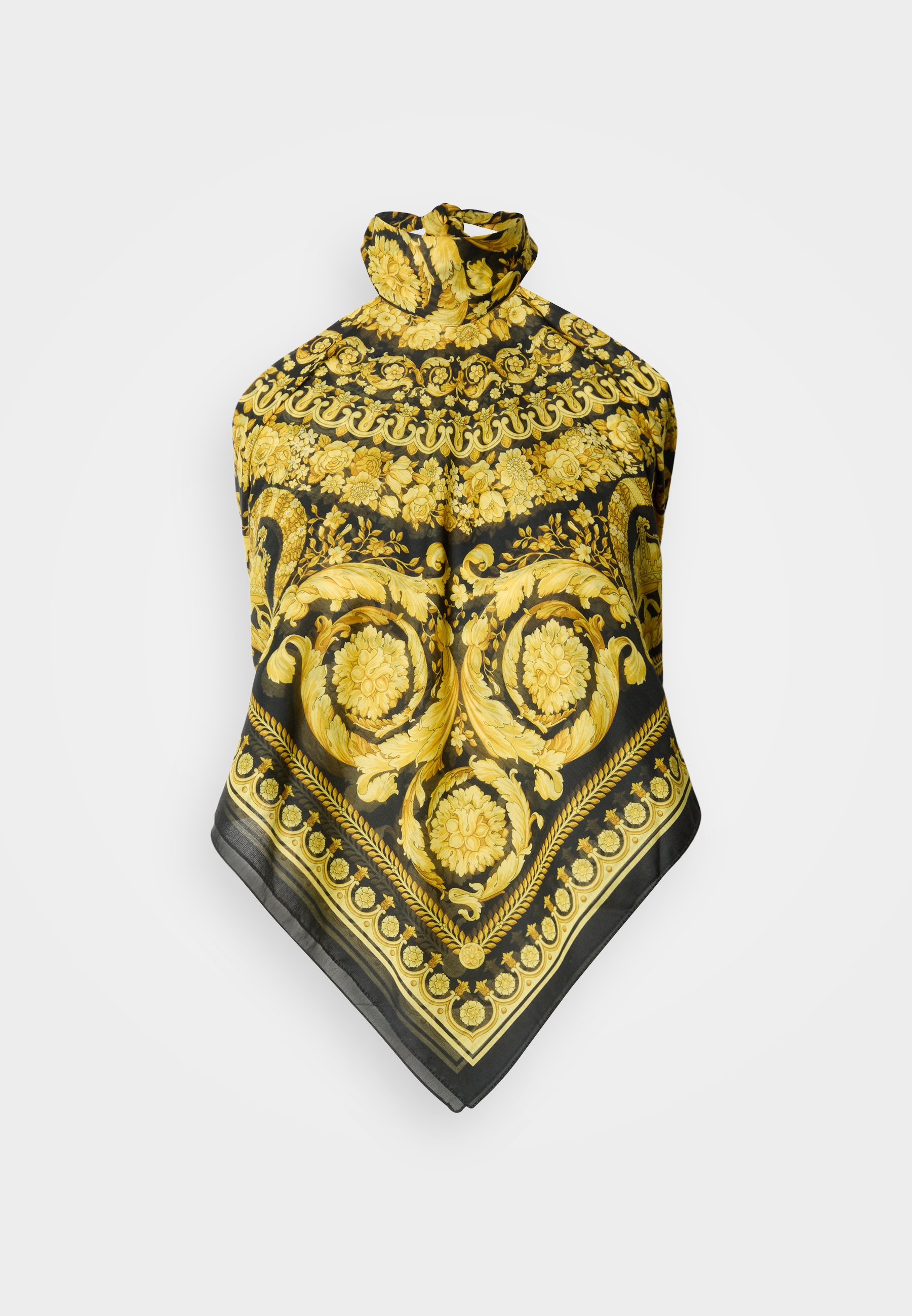 Printed Cotton and Silk-Blend Voile Top