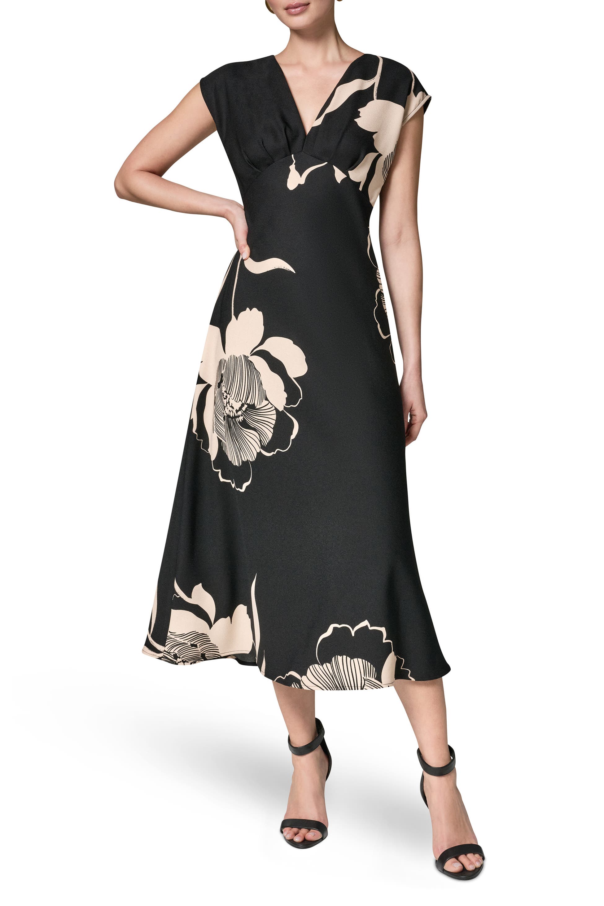 Floral Print Midi Dress