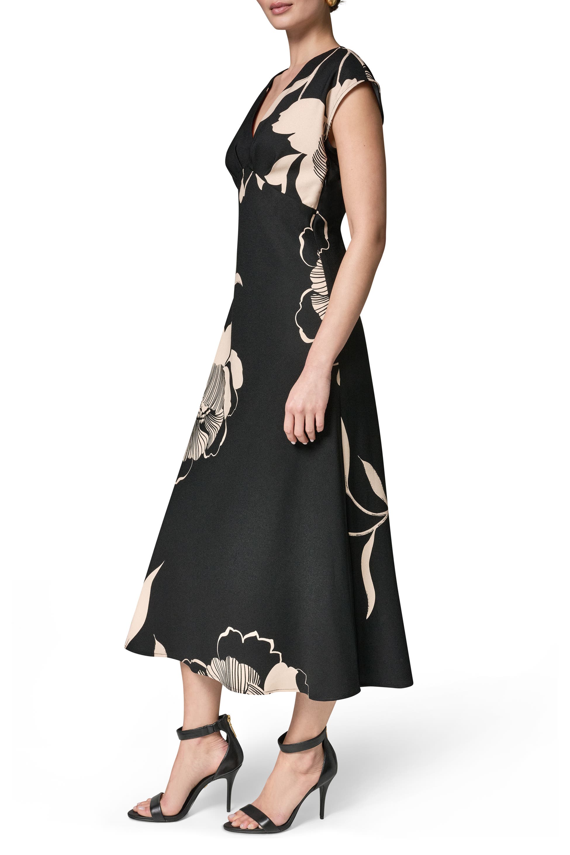 Floral Print Midi Dress