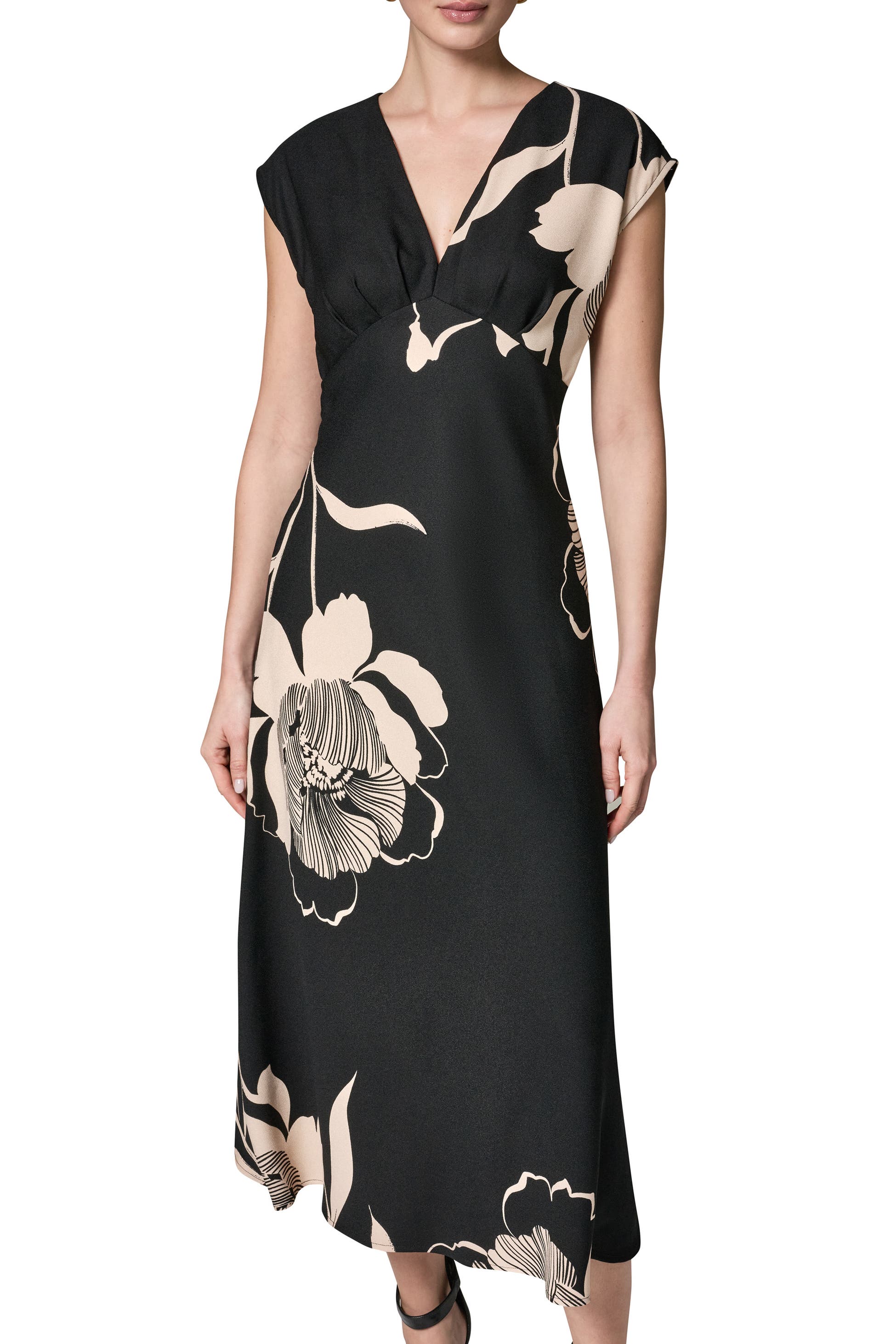 Floral Print Midi Dress