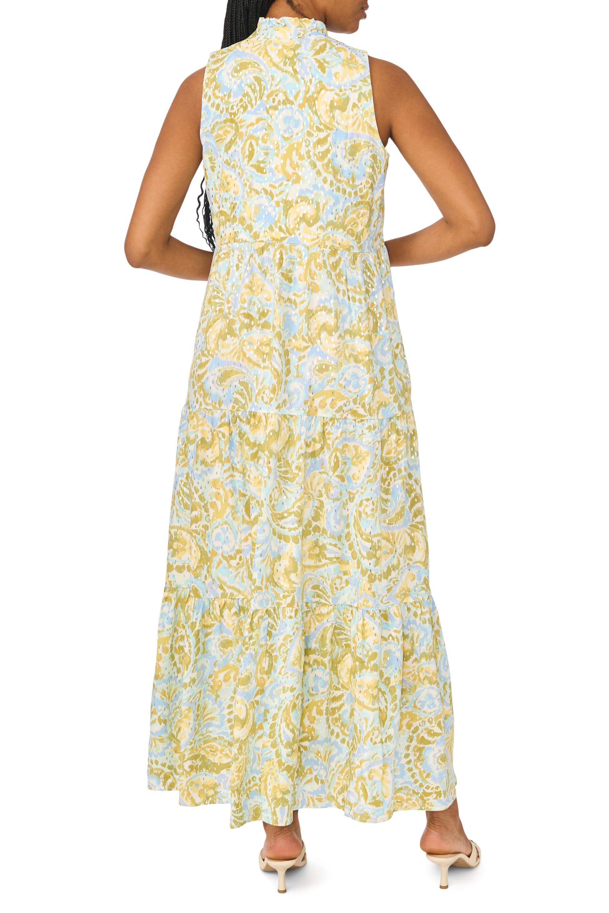 Sleeveless Tiered Maxi Dress