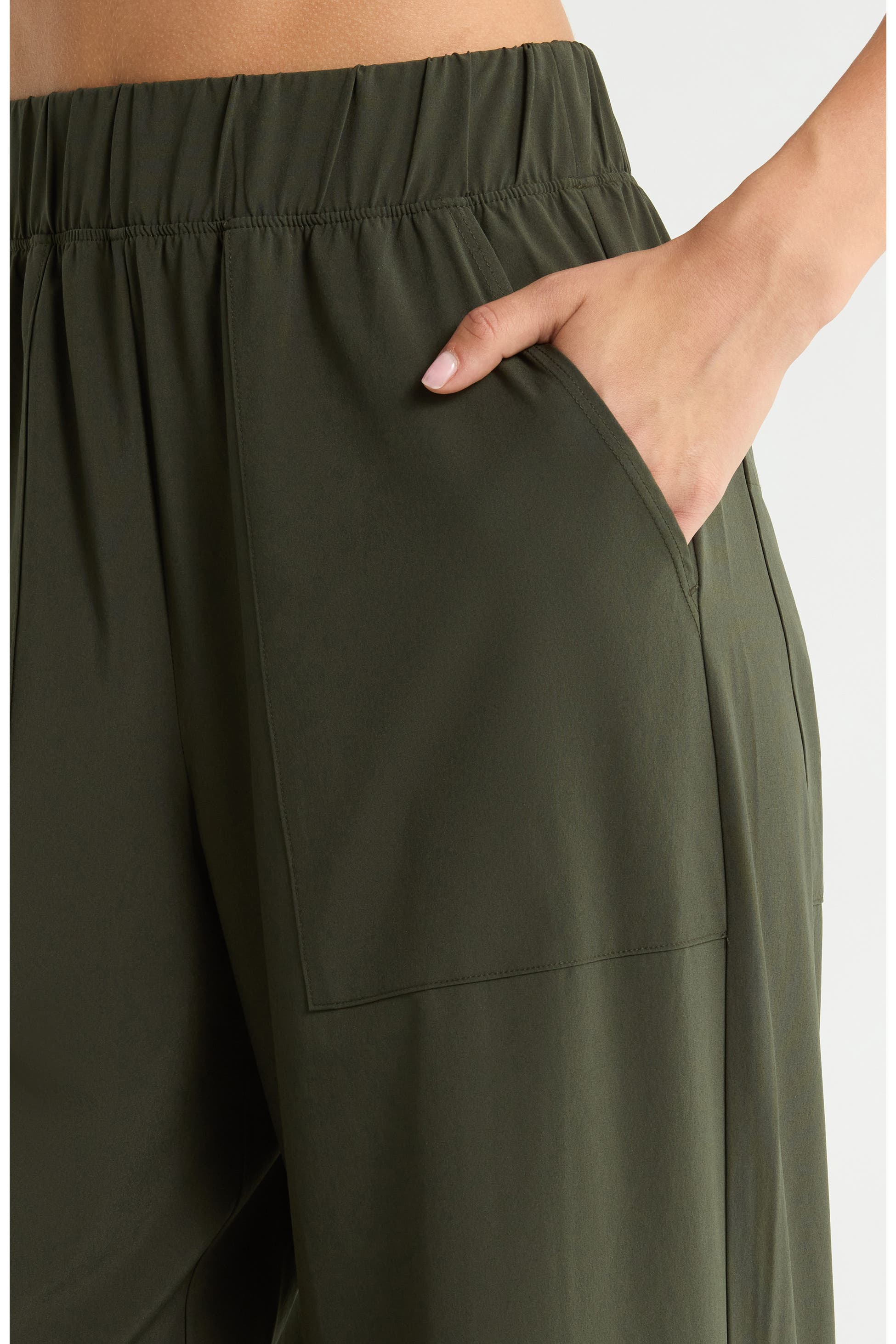 Wide Leg Utility Pants