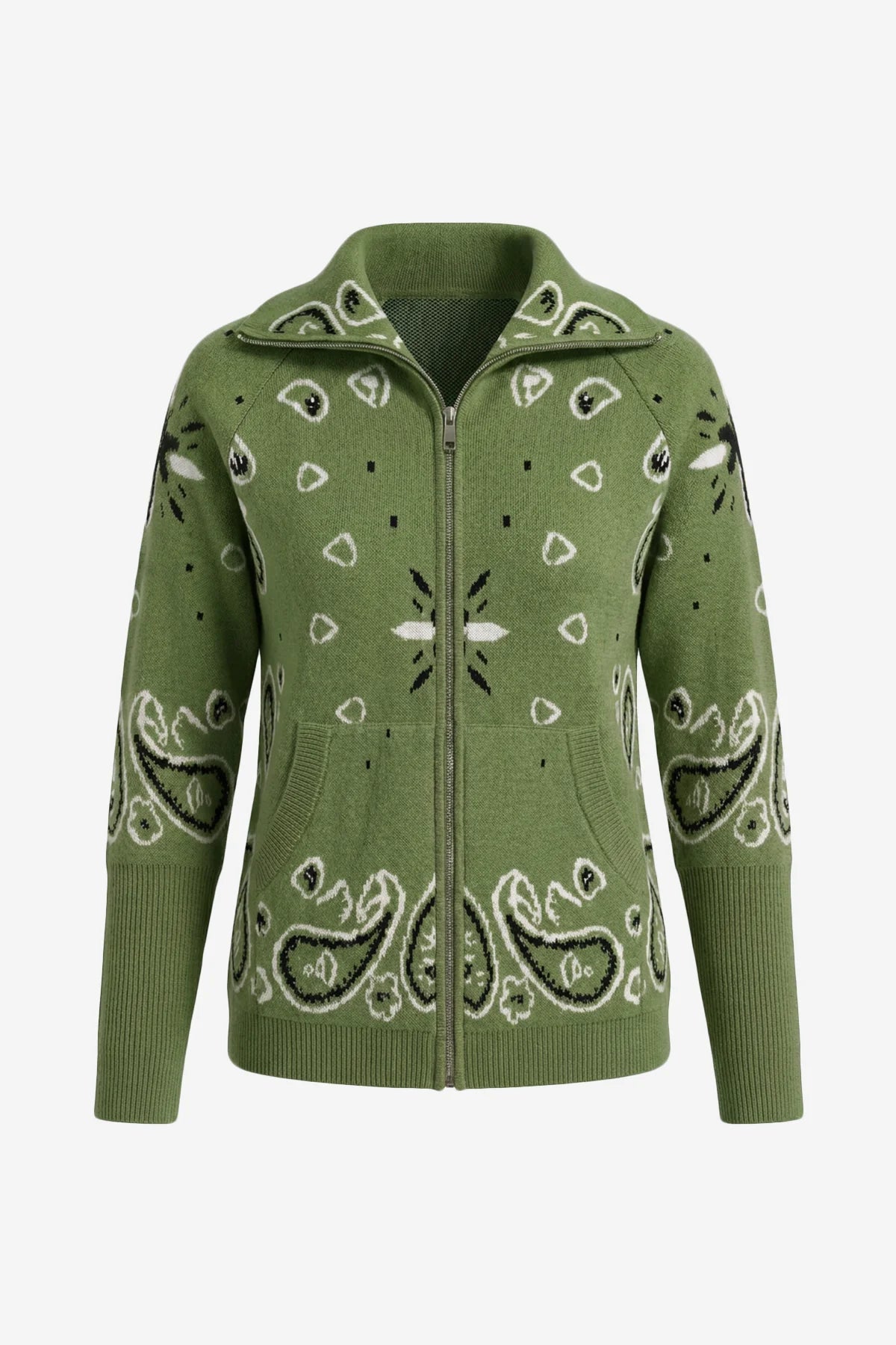 Women Zip Up Cardigan Sweater