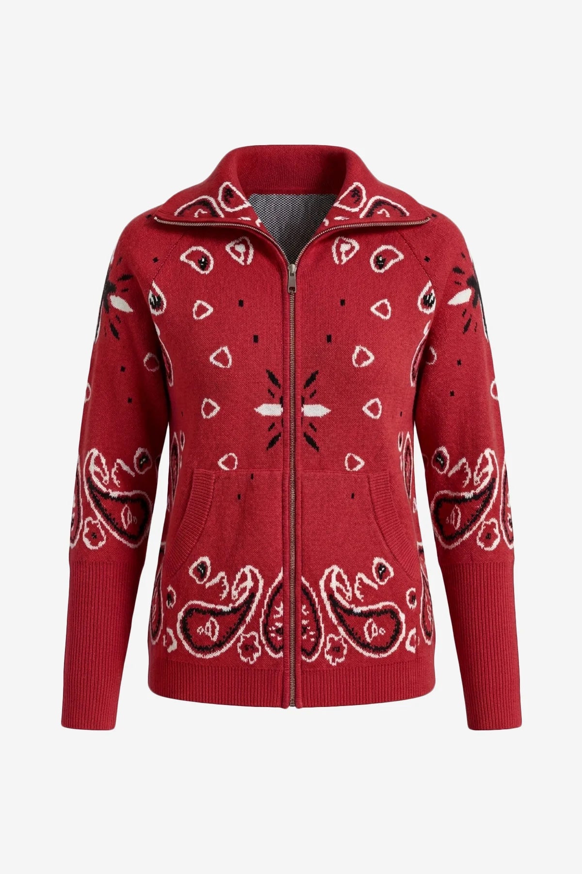 Women Zip Up Cardigan Sweater