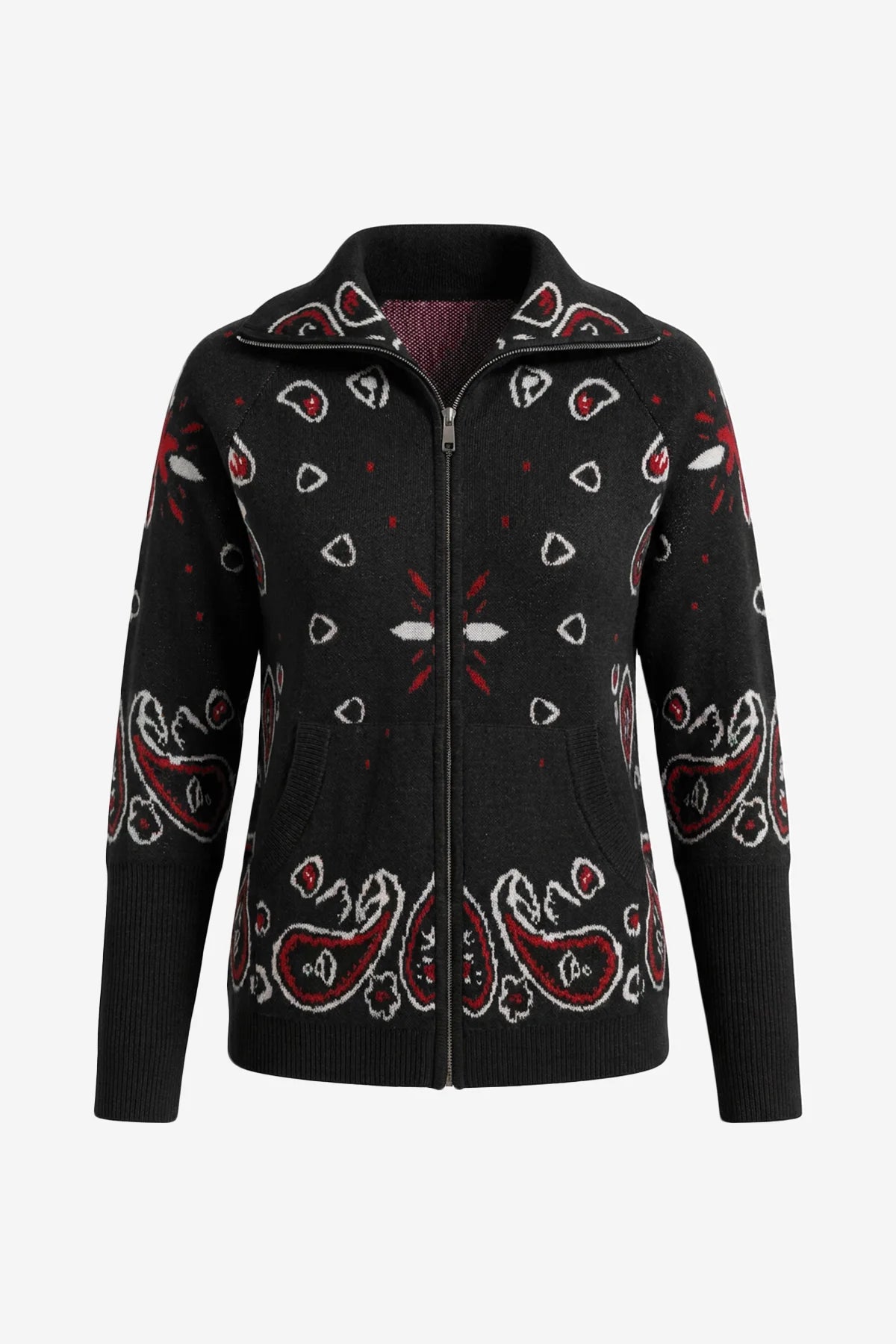 Women Zip Up Cardigan Sweater