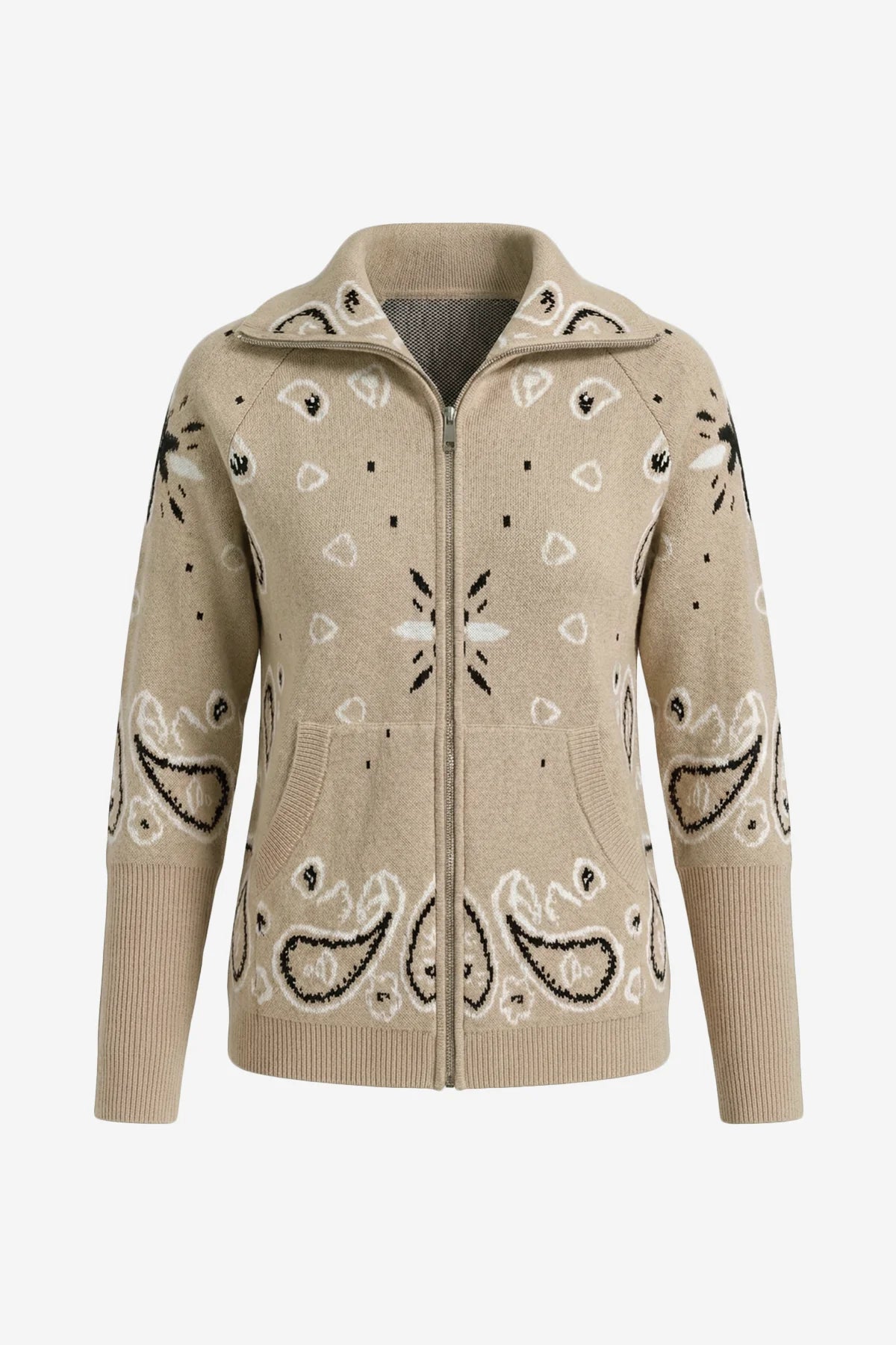 Women Zip Up Cardigan Sweater