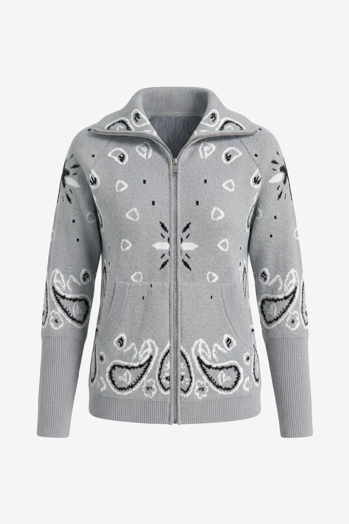 Women Zip Up Cardigan Sweater