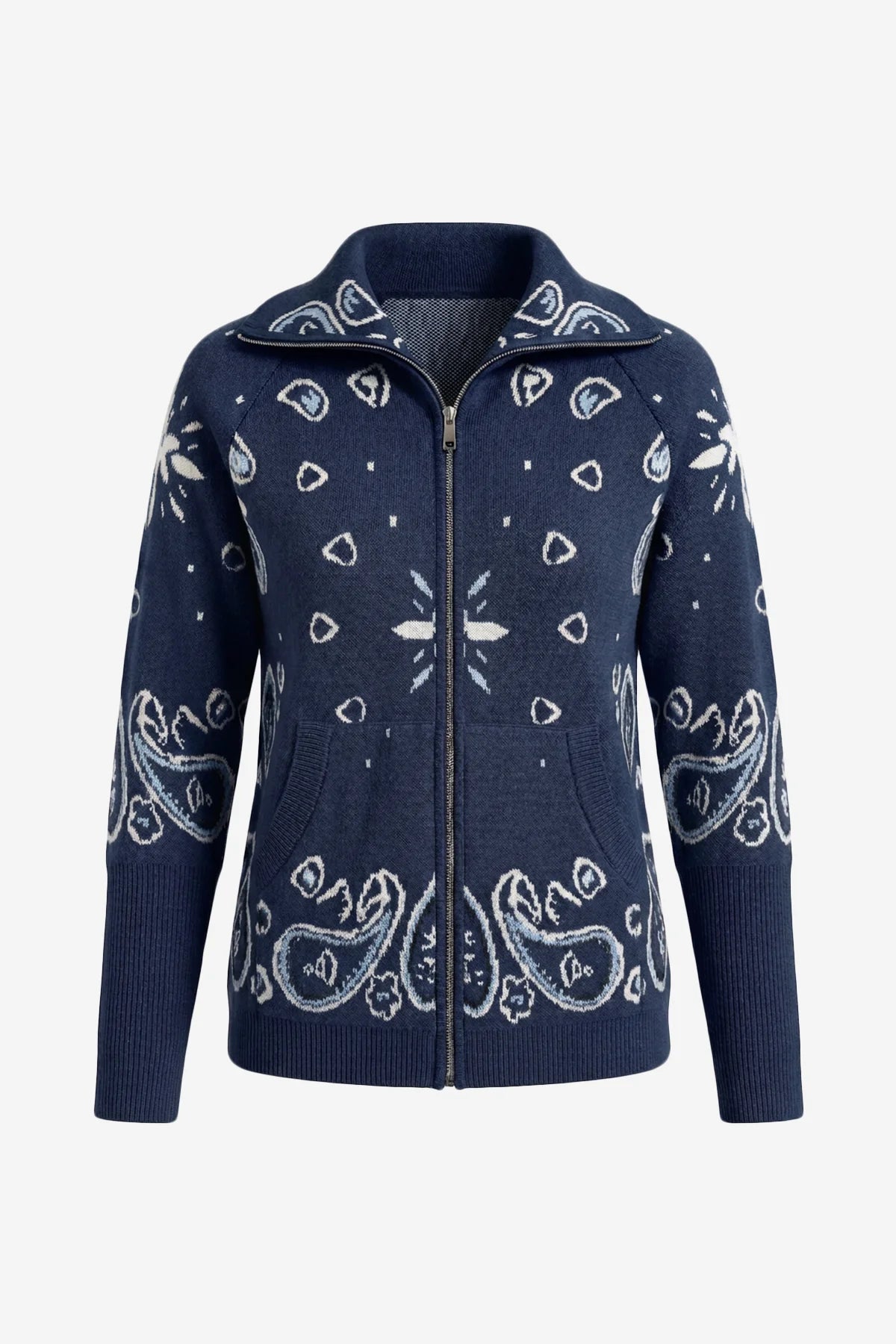 Women Zip Up Cardigan Sweater