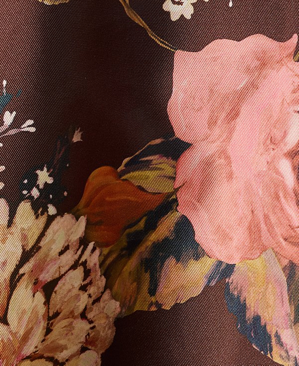 Floral Print Long Gown