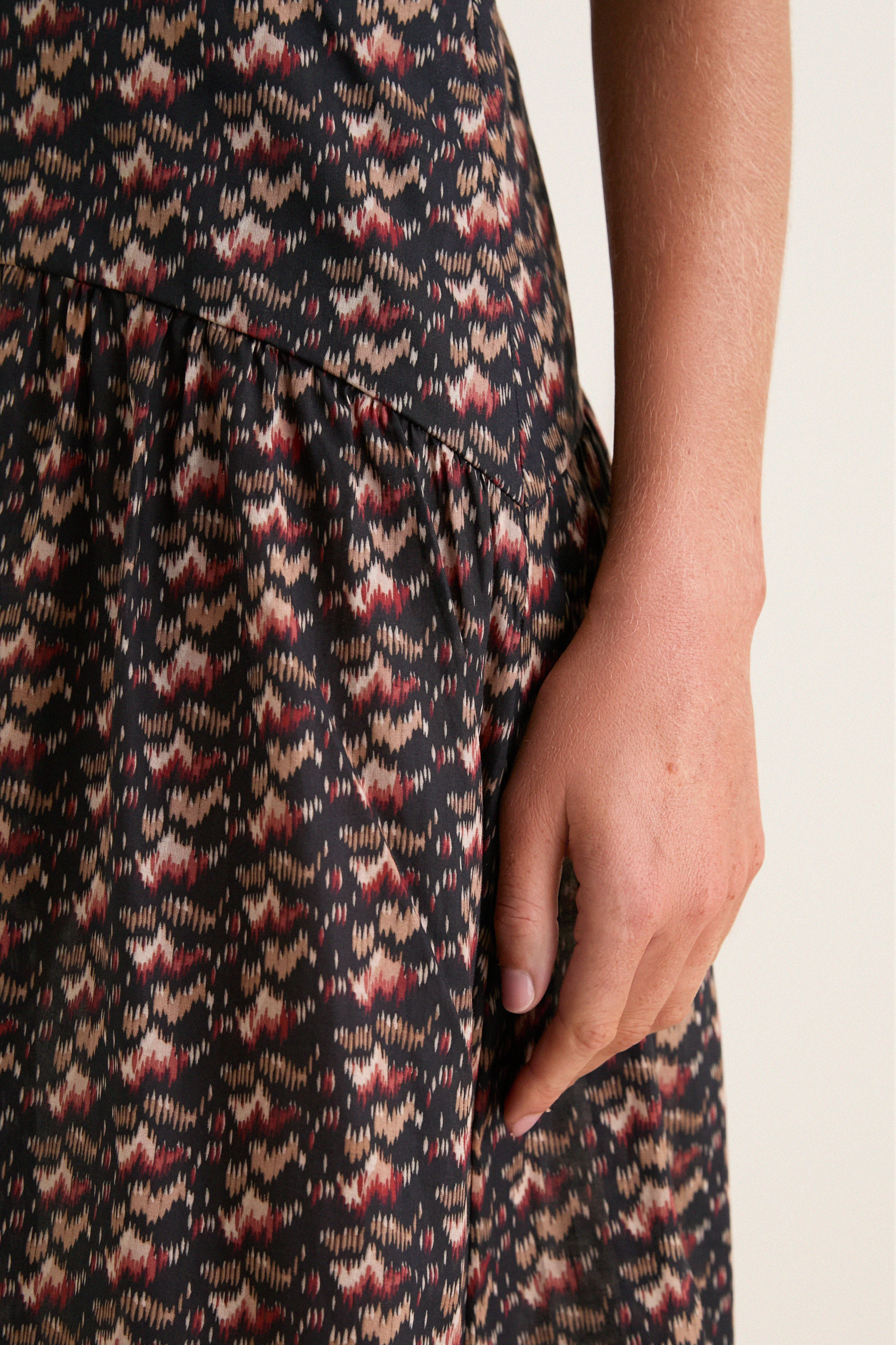 Abstract Alps Como Dress