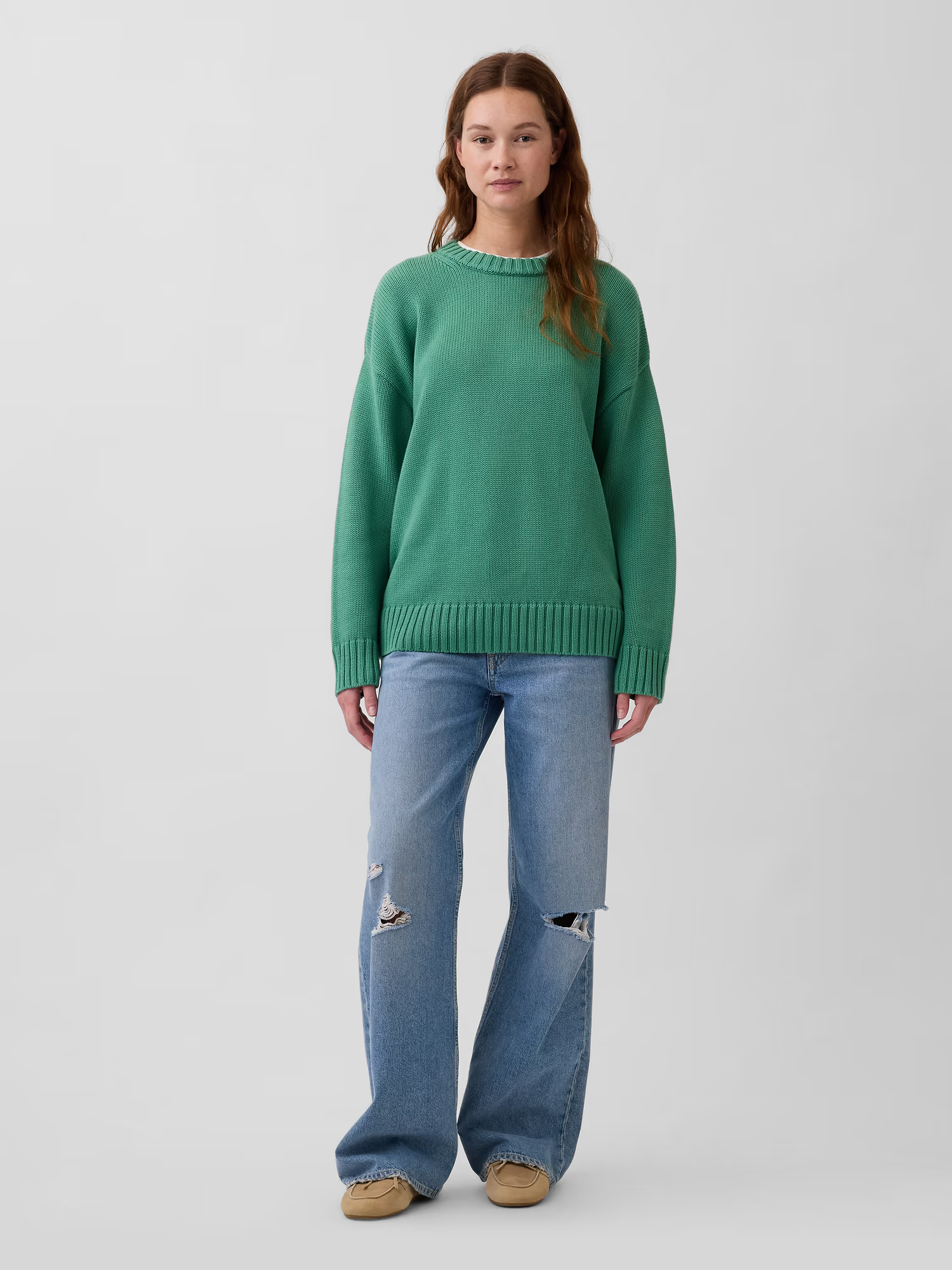 100% Cotton Oversized Sweater
