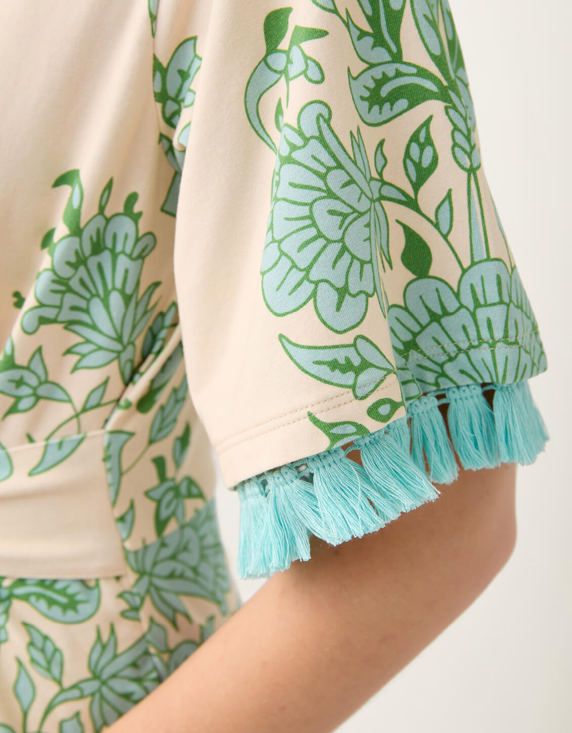 Adella Tassel Boho Midi Dress