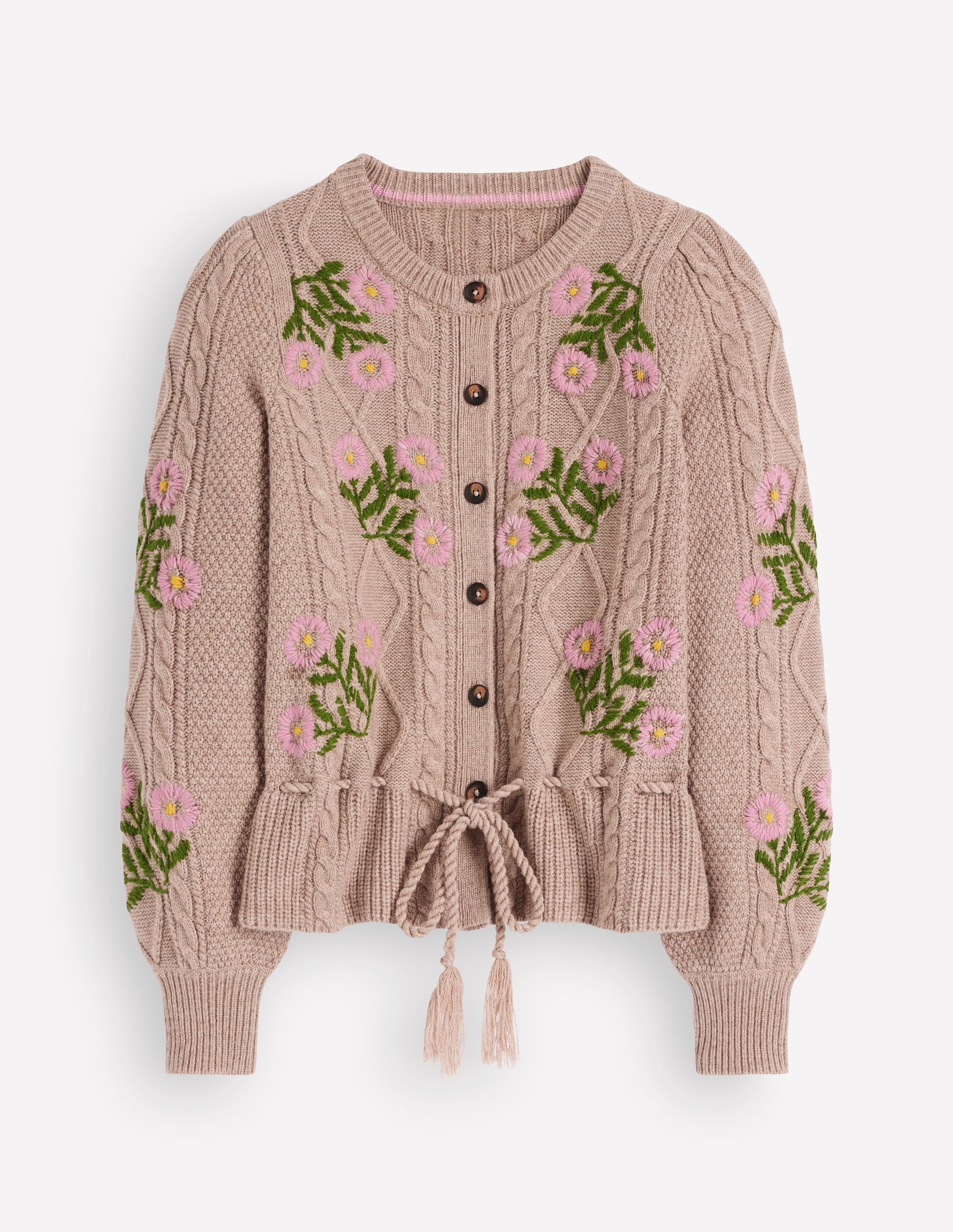 Cable Knitted Cardigan