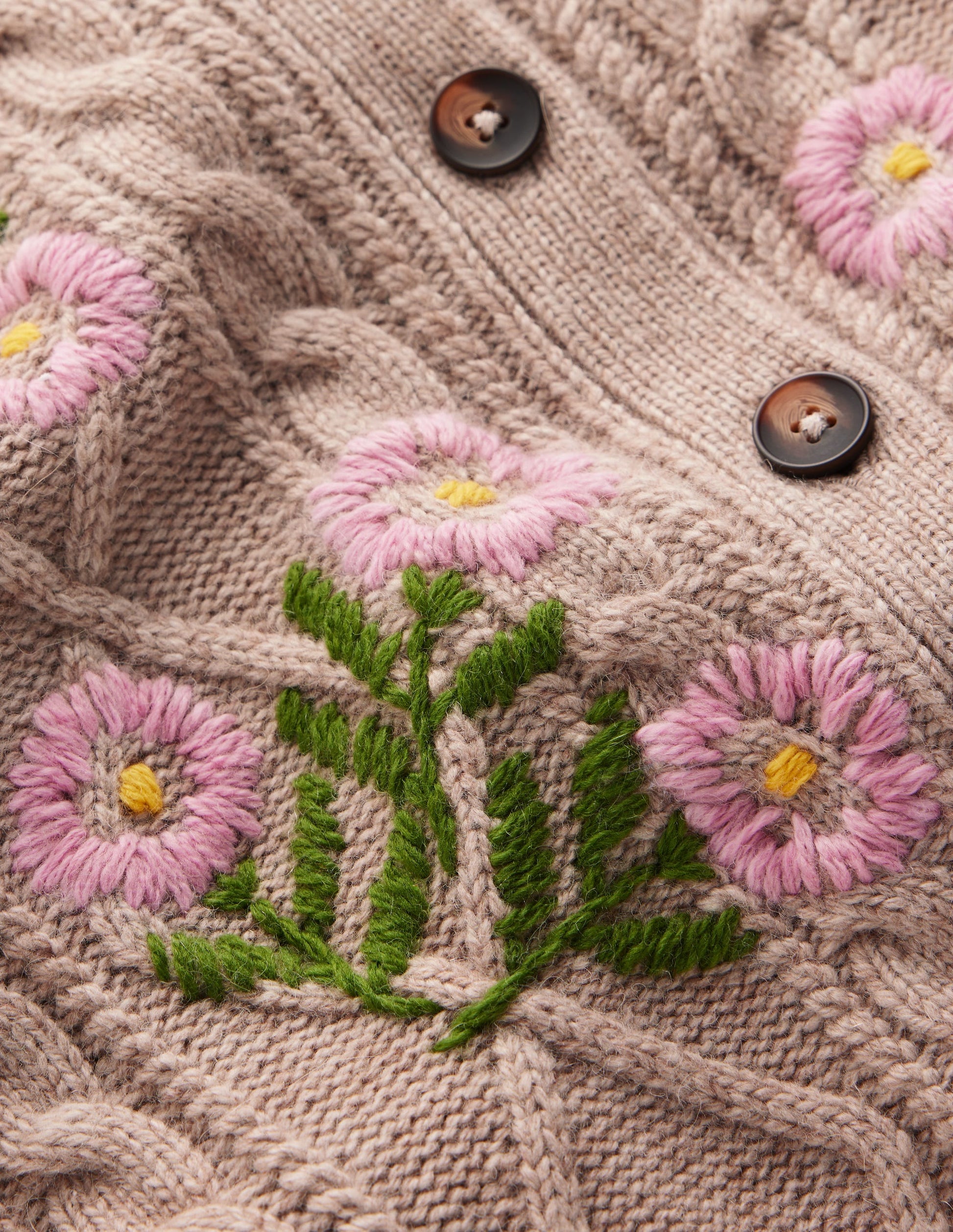 Cable Knitted Cardigan