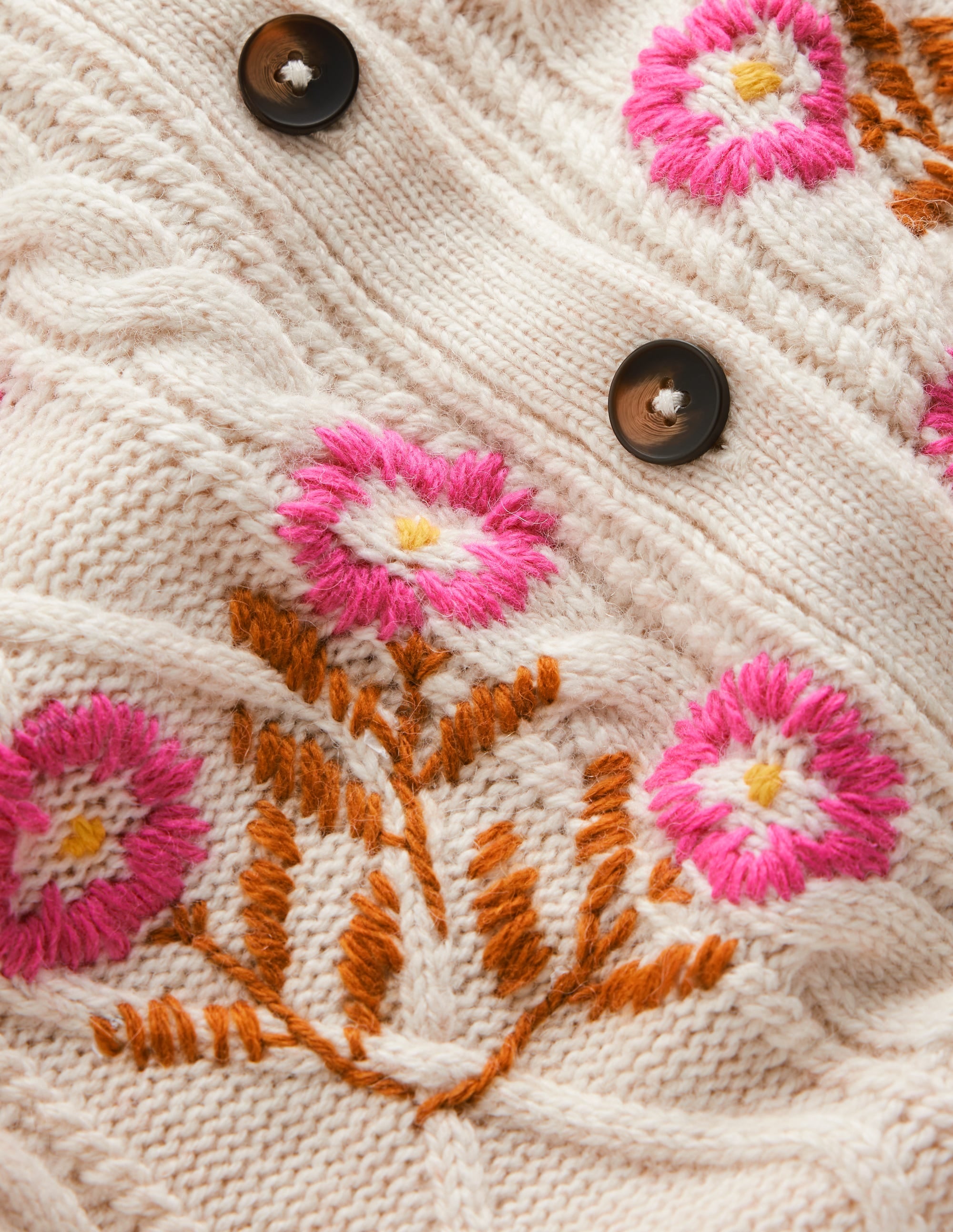 Cable Knitted Cardigan