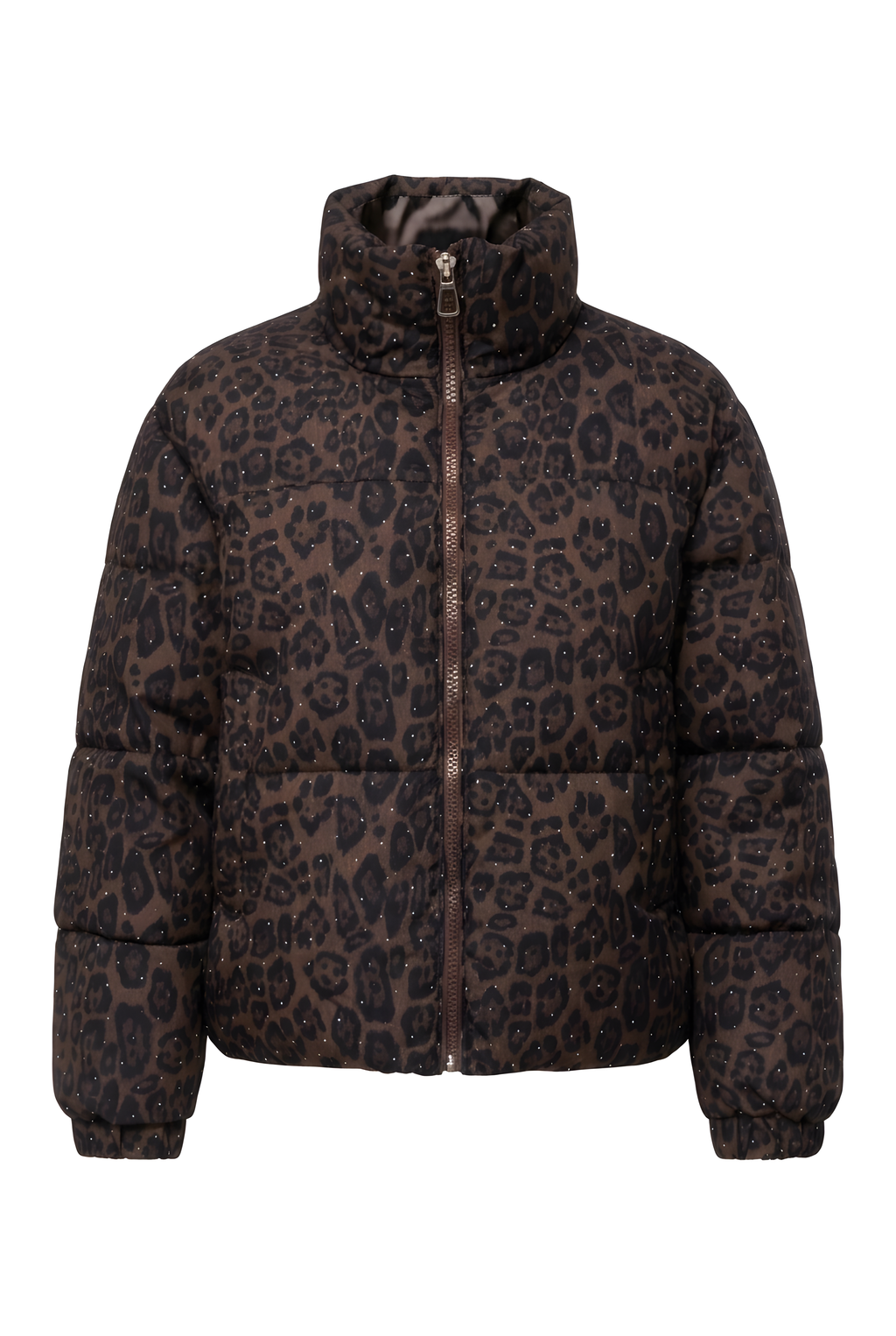 Chocolate Leopard Print Jacket