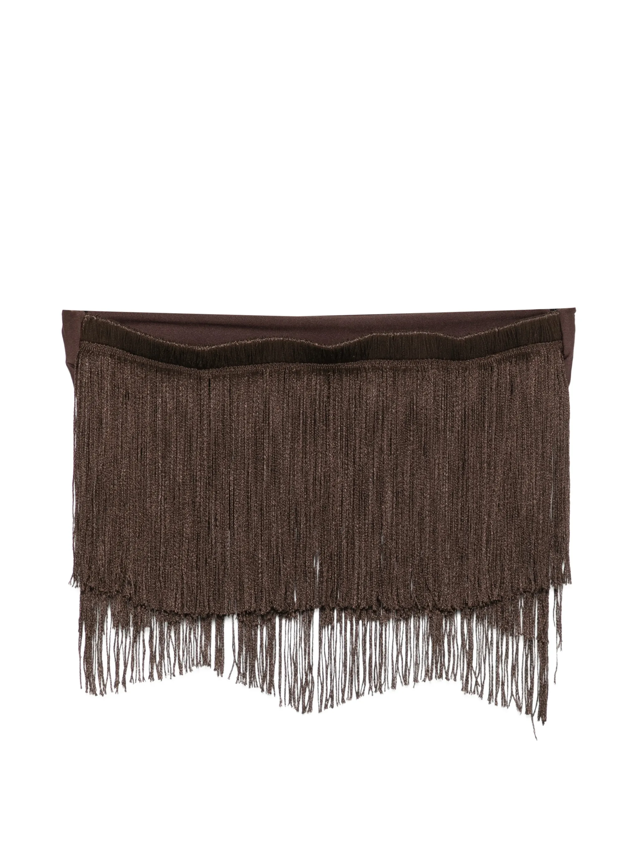 Fringe-Detail Cotton Top