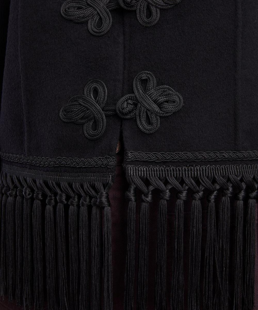 Inga Fringed Wool-Blend Jacket