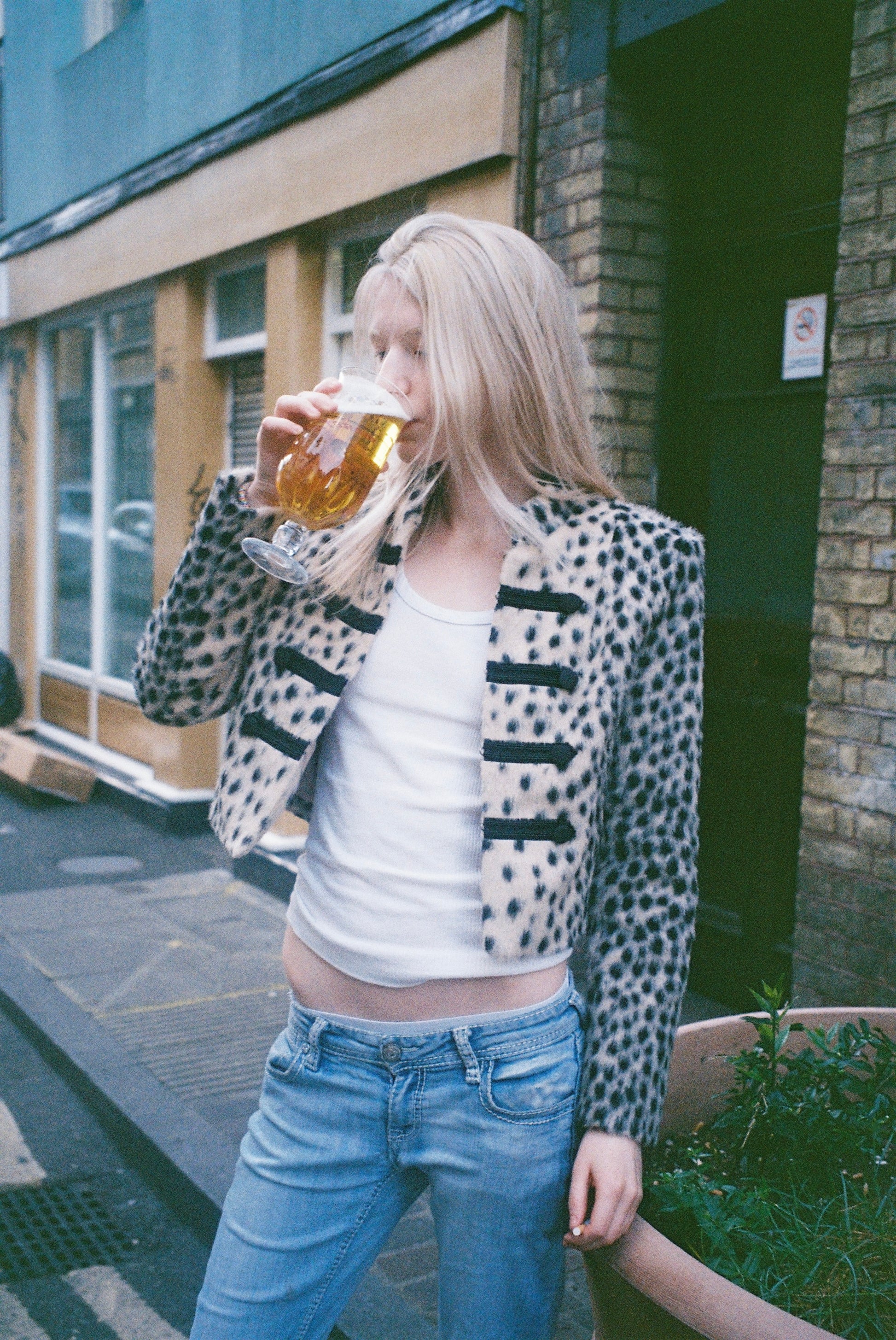 Romy Snow Leopard Jacket