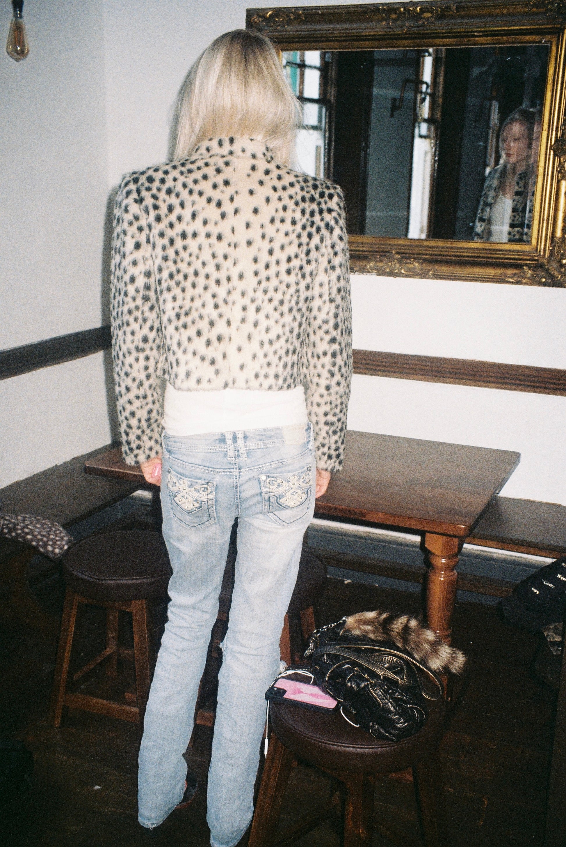 Romy Snow Leopard Jacket