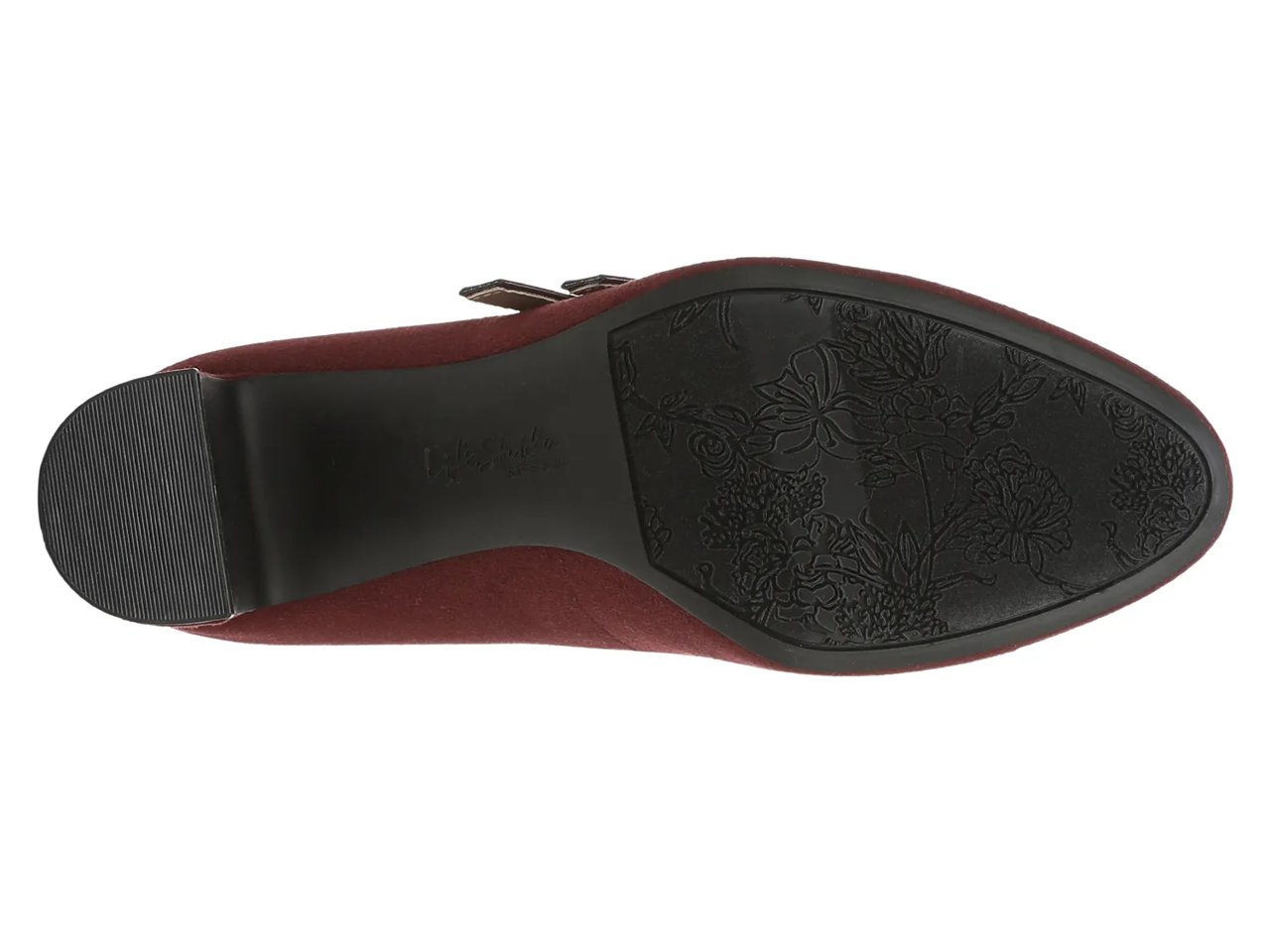 Double Buckle Mary Jane Block Heel Pumps