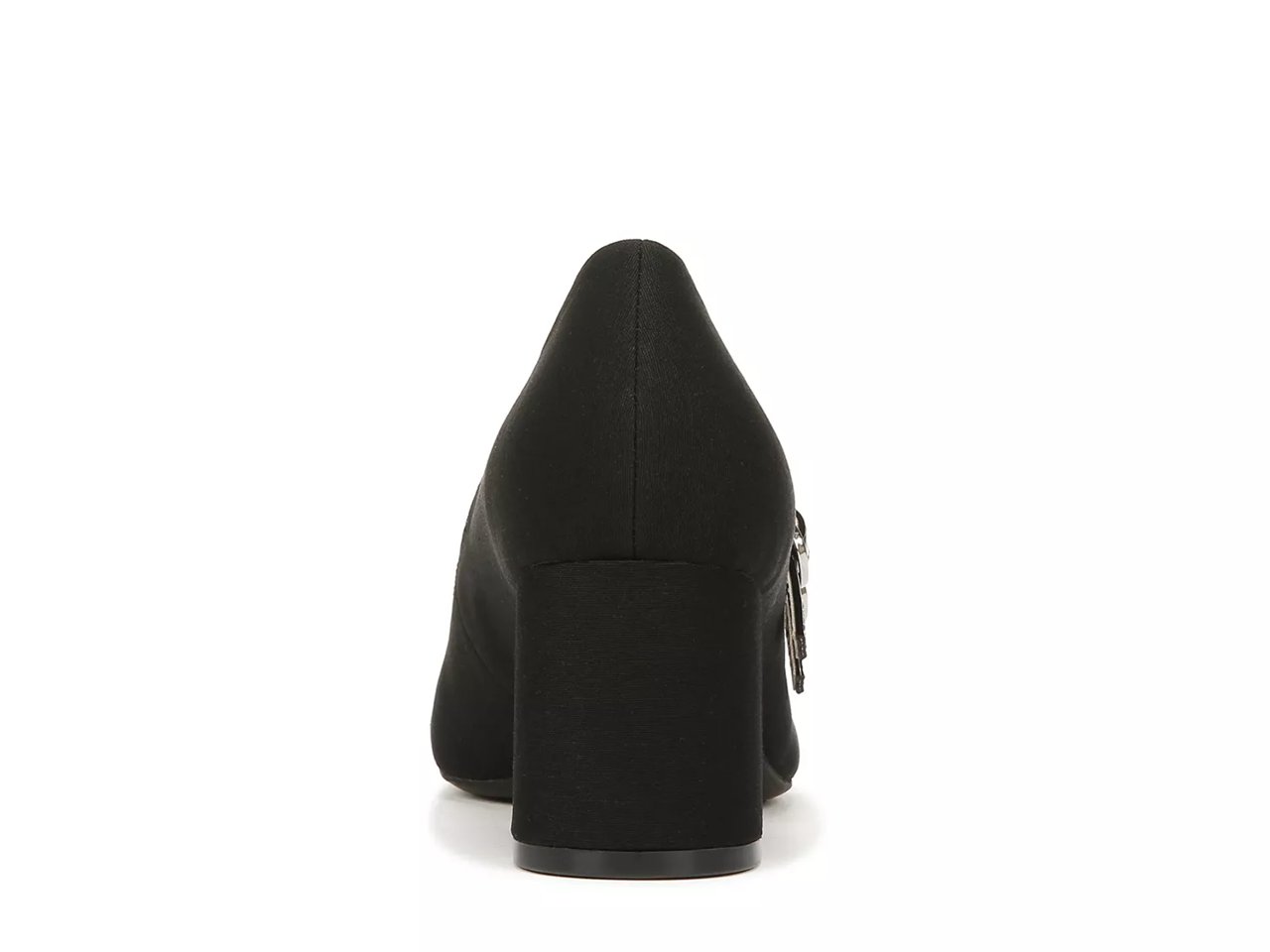 Double Buckle Mary Jane Block Heel Pumps