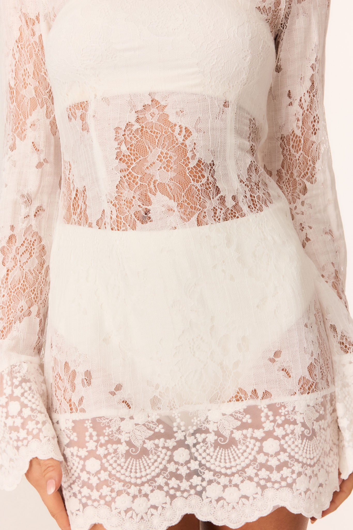 Astra Lace Mini Dress